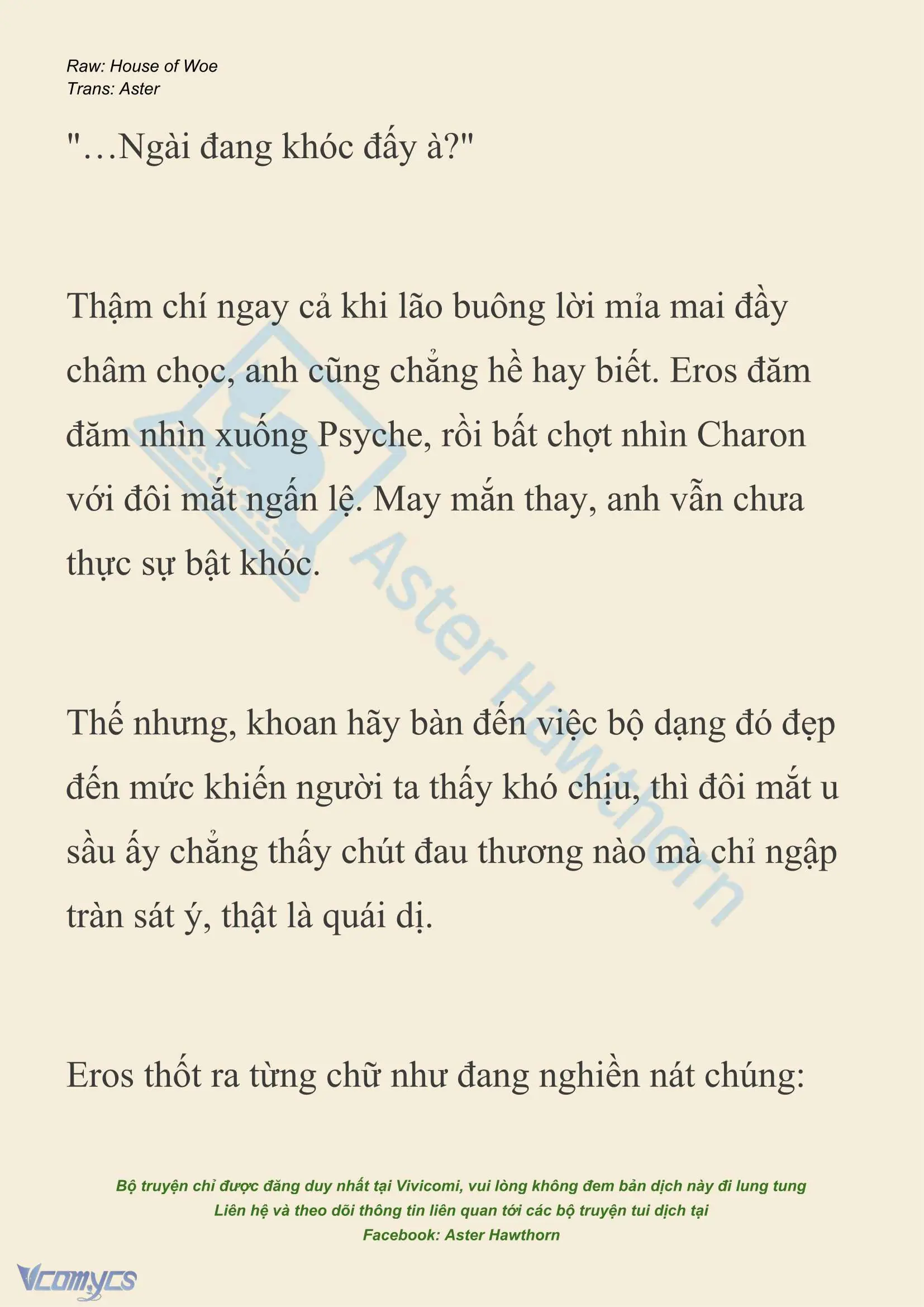 [NOVEL] Dành Cho Các Nữ Thần: Dành cho Psyche Chapter 52 - Trang 5