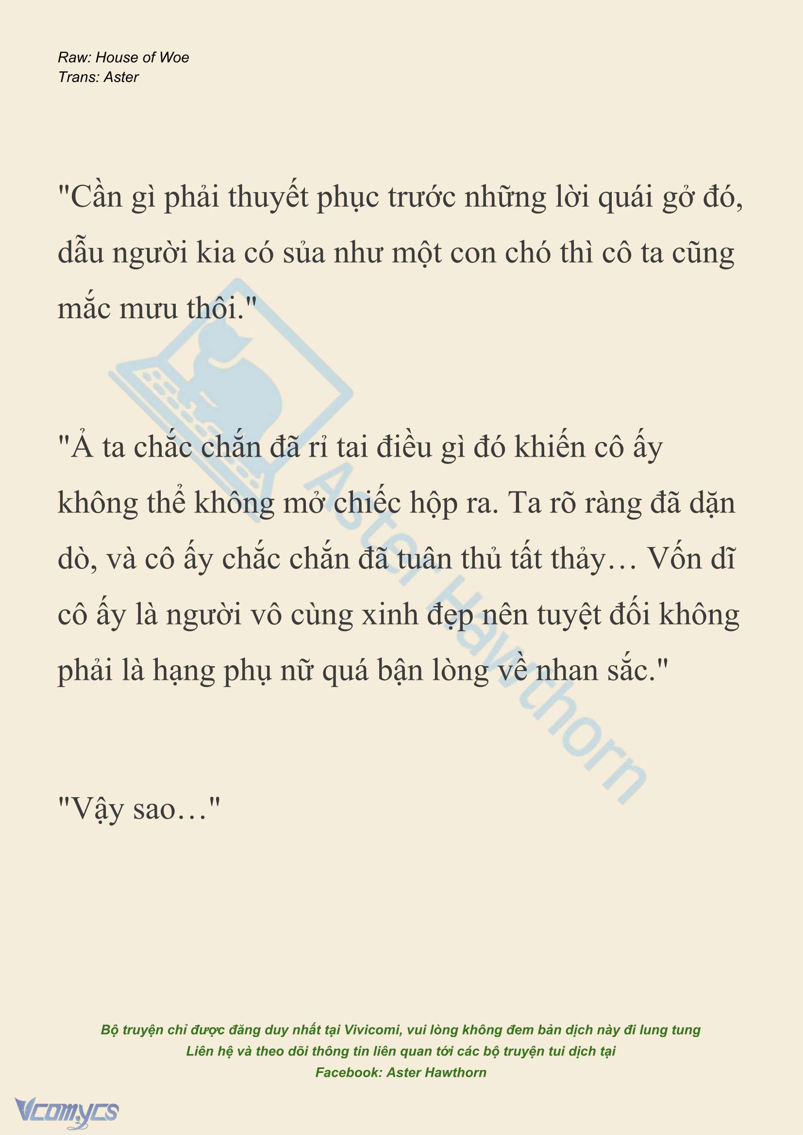 [NOVEL] Dành Cho Các Nữ Thần: Dành cho Psyche Chapter 52 - Trang 8