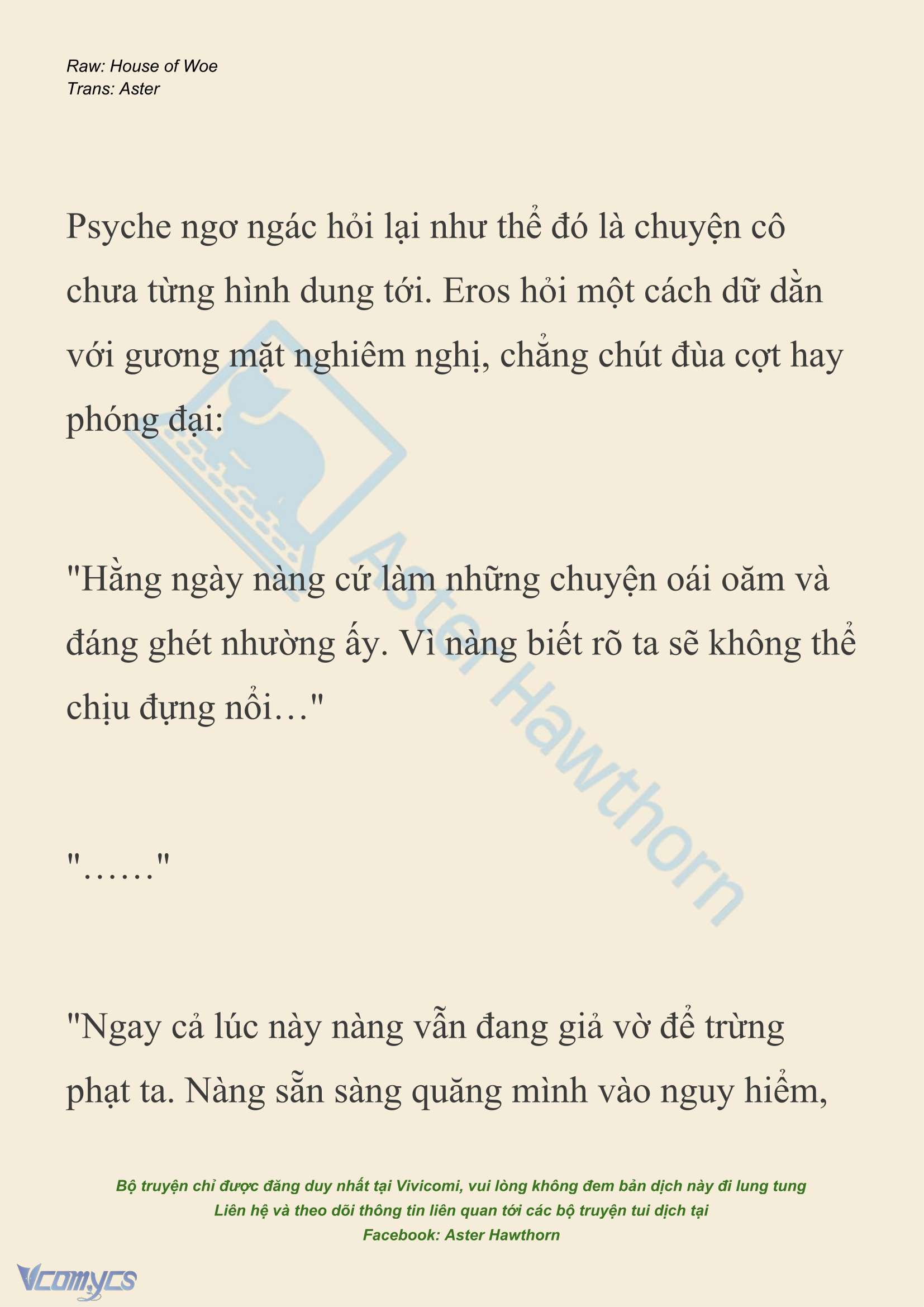 [NOVEL] Dành Cho Các Nữ Thần: Dành cho Psyche Chapter 53 - Trang 13