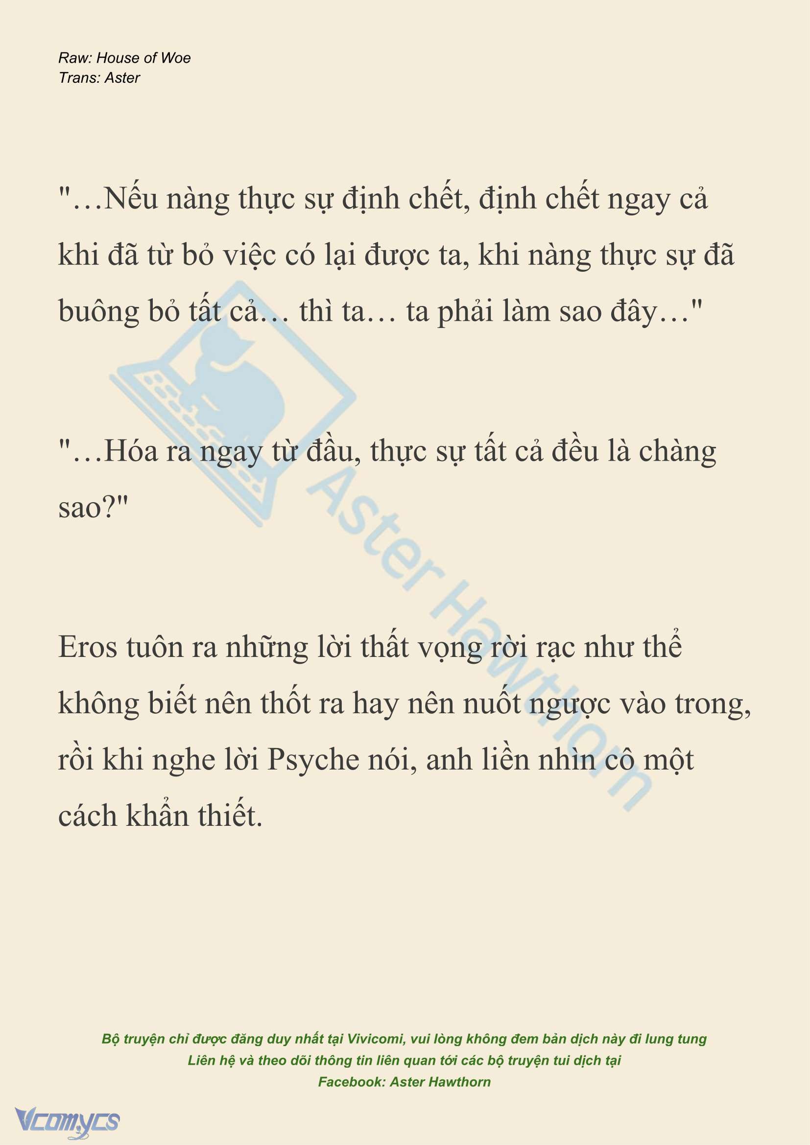 [NOVEL] Dành Cho Các Nữ Thần: Dành cho Psyche Chapter 53 - Trang 20