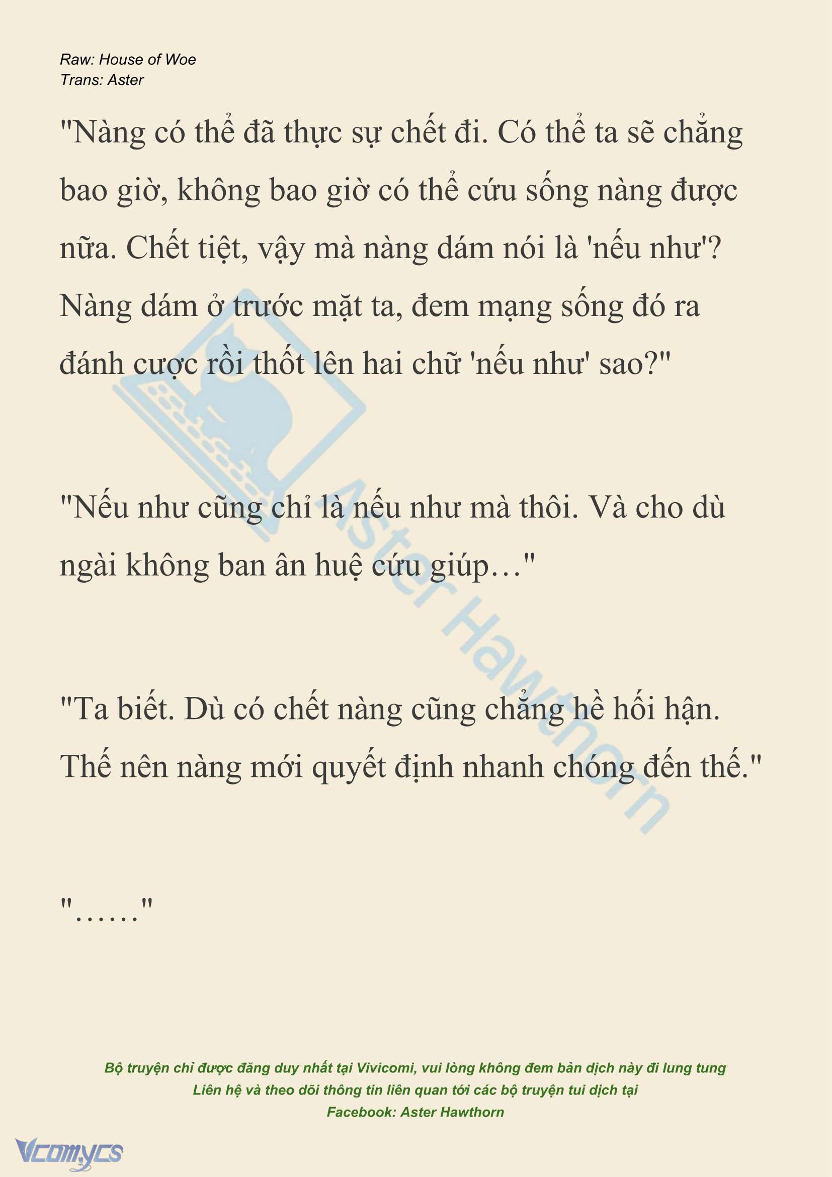 [NOVEL] Dành Cho Các Nữ Thần: Dành cho Psyche Chapter 53 - Trang 4
