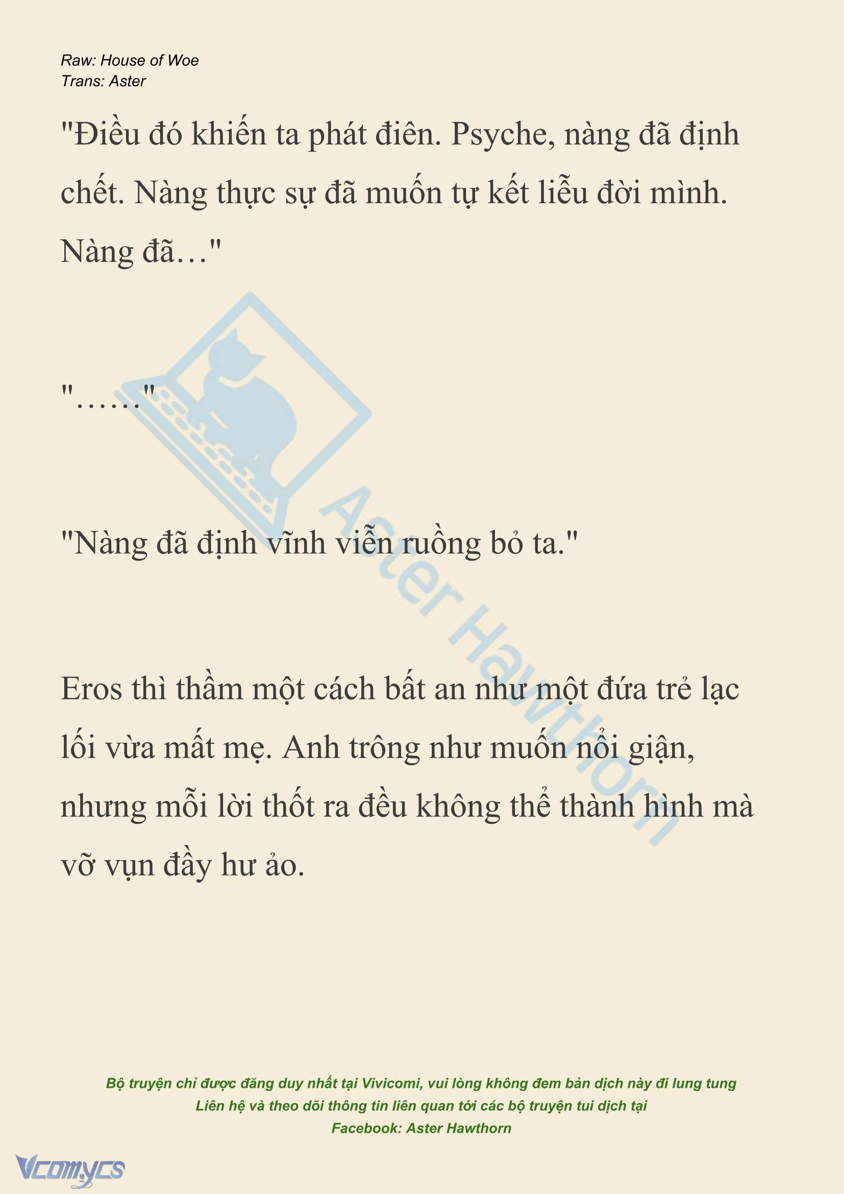 [NOVEL] Dành Cho Các Nữ Thần: Dành cho Psyche Chapter 53 - Trang 5