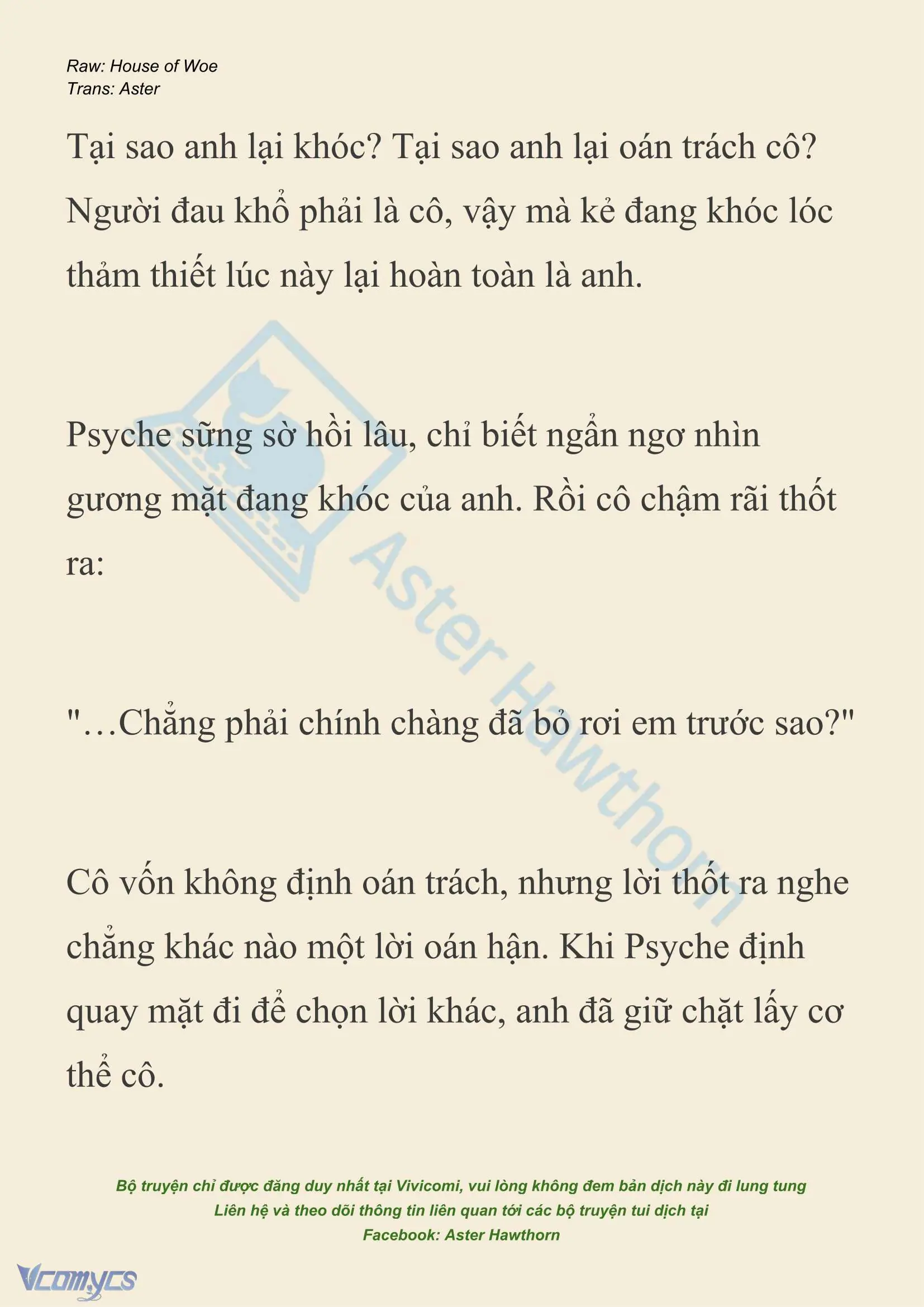 [NOVEL] Dành Cho Các Nữ Thần: Dành cho Psyche Chapter 53 - Trang 6