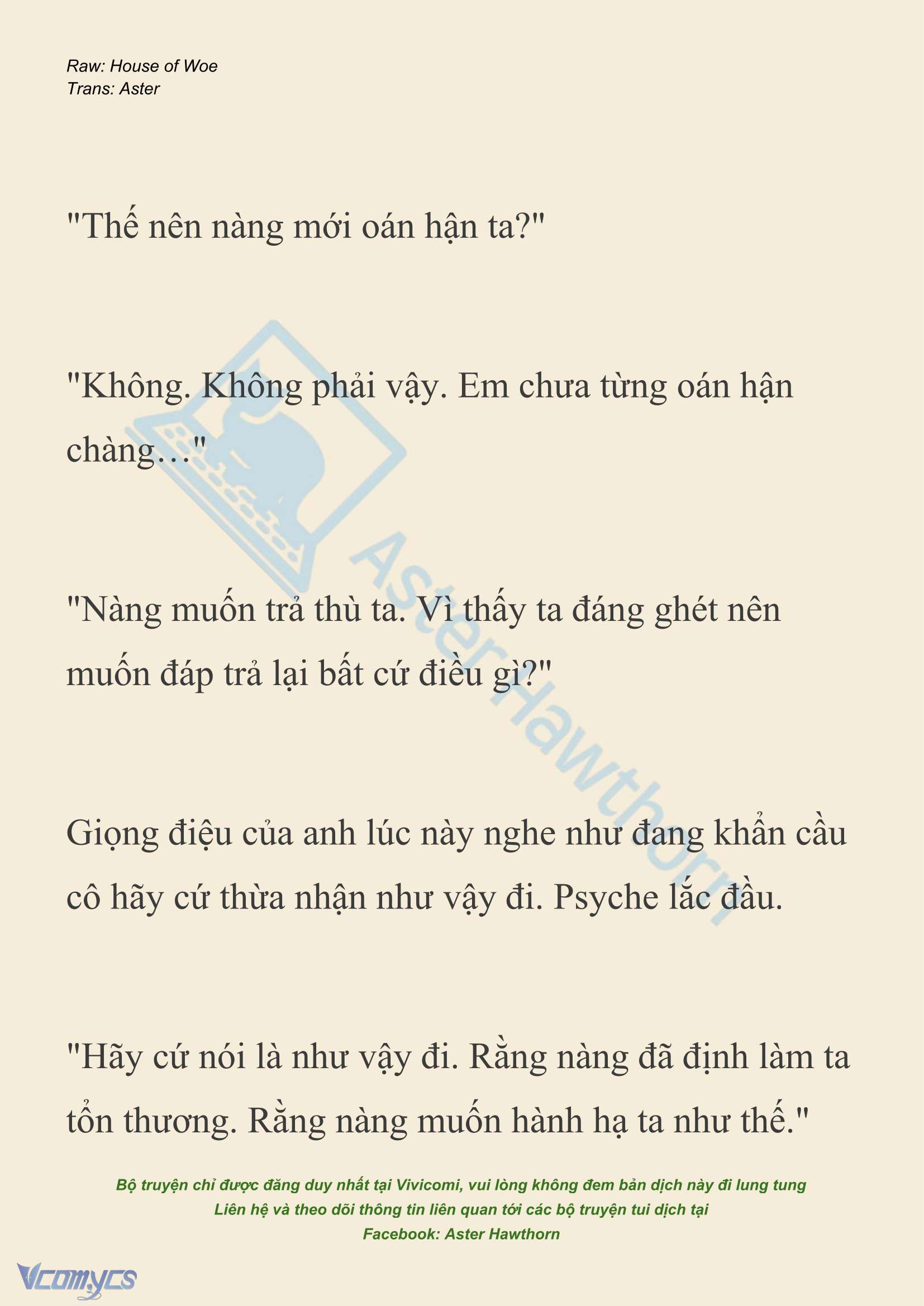[NOVEL] Dành Cho Các Nữ Thần: Dành cho Psyche Chapter 53 - Trang 7