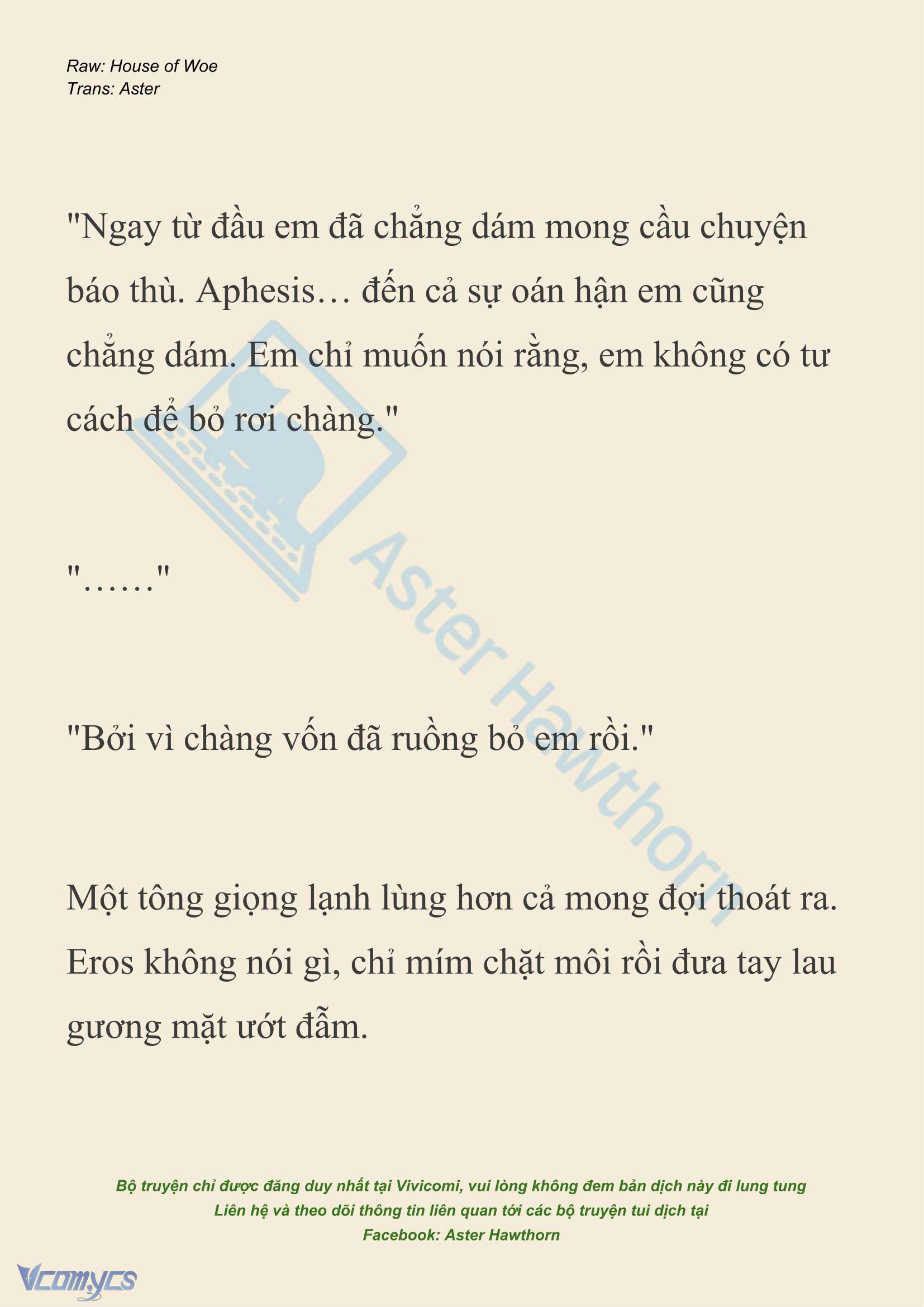 [NOVEL] Dành Cho Các Nữ Thần: Dành cho Psyche Chapter 53 - Trang 8