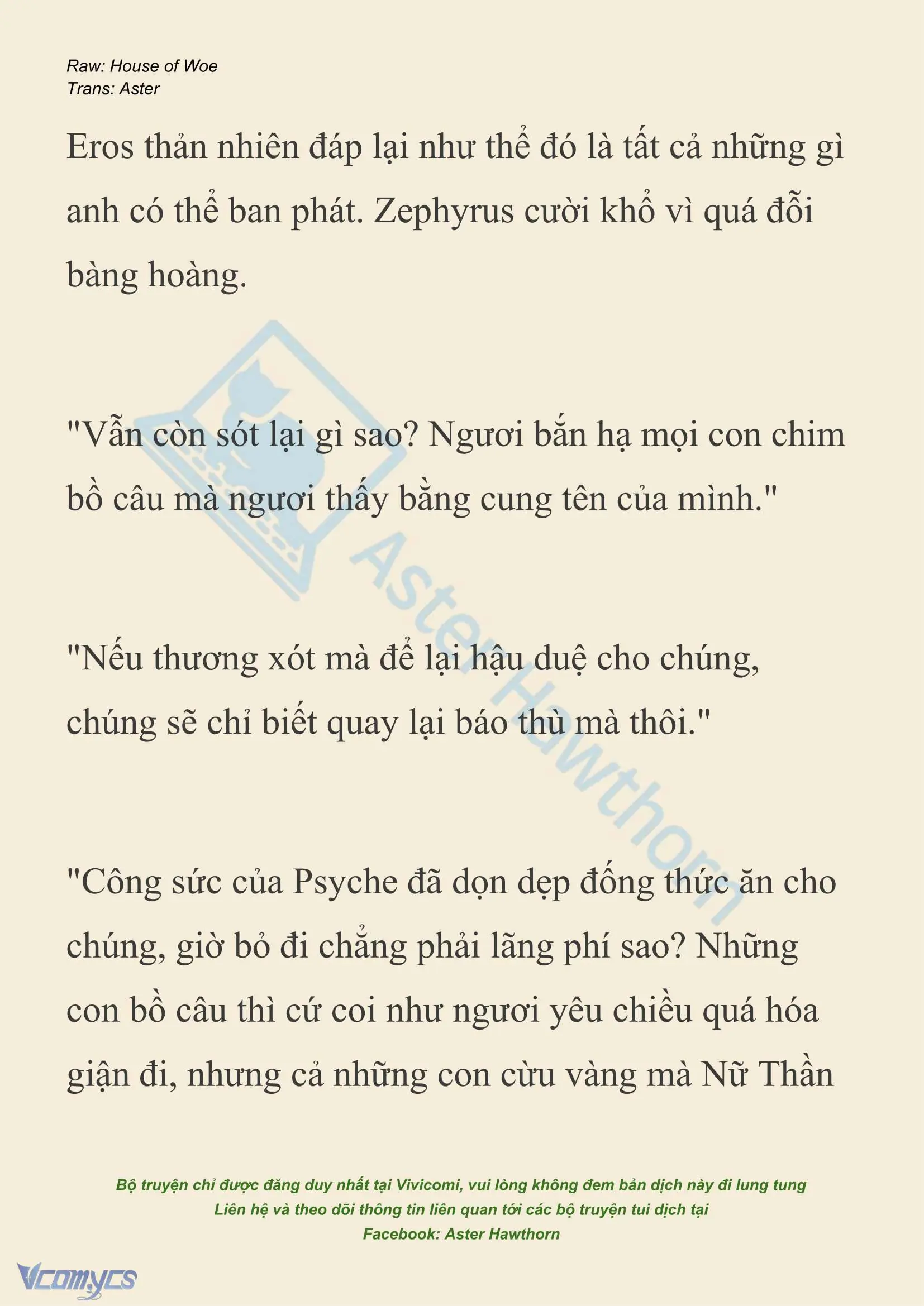 [NOVEL] Dành Cho Các Nữ Thần: Dành cho Psyche Chapter 54 - Trang 16