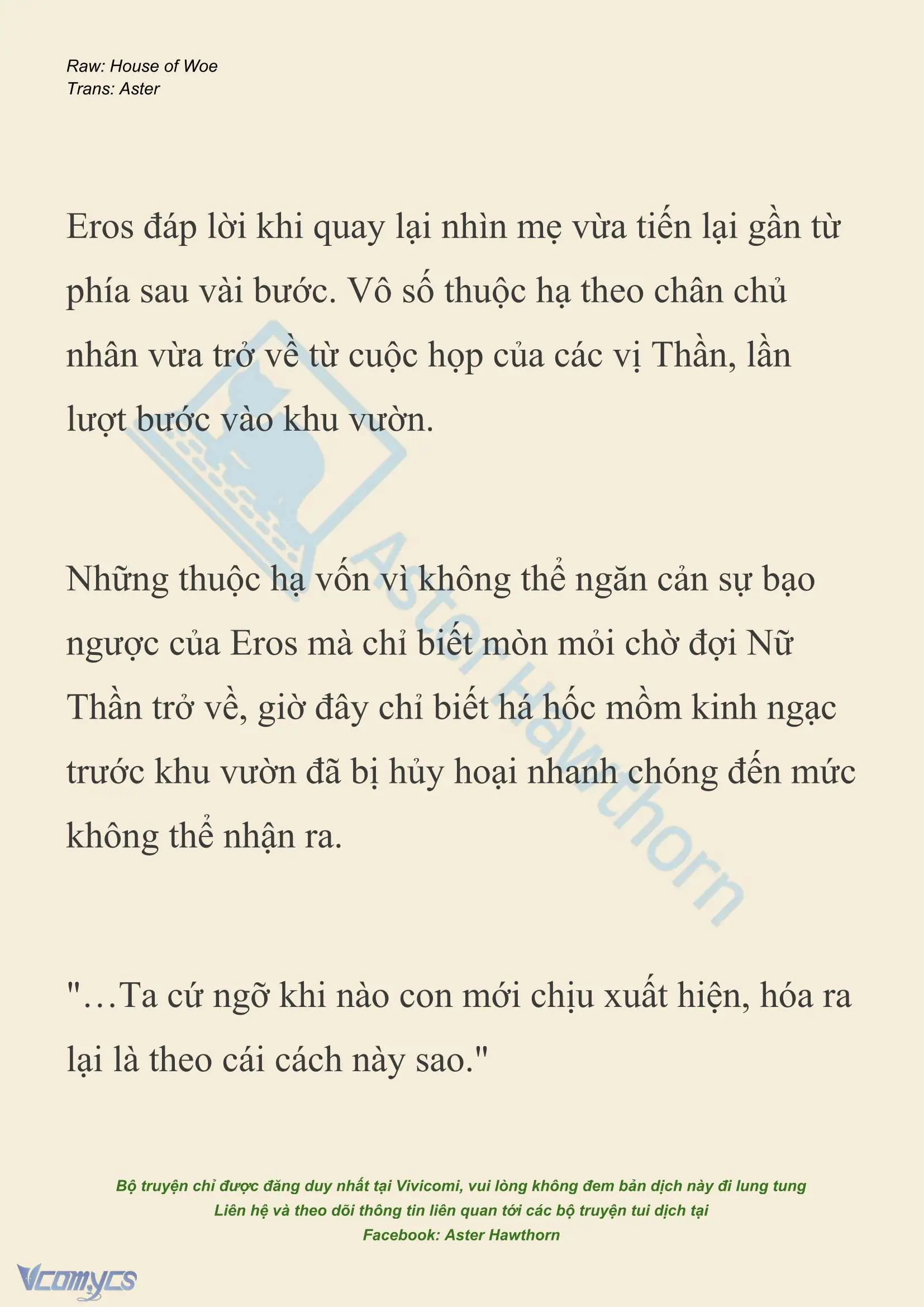 [NOVEL] Dành Cho Các Nữ Thần: Dành cho Psyche Chapter 54 - Trang 18