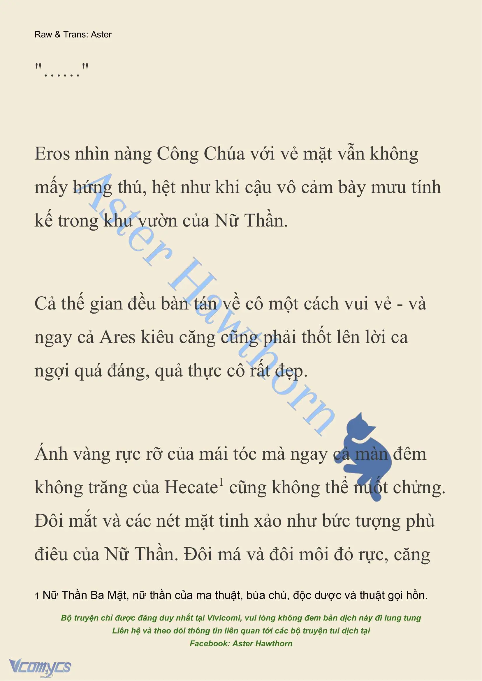 [NOVEL] Dành Cho Các Nữ Thần: Dành cho Psyche Chapter 6 - Trang 8