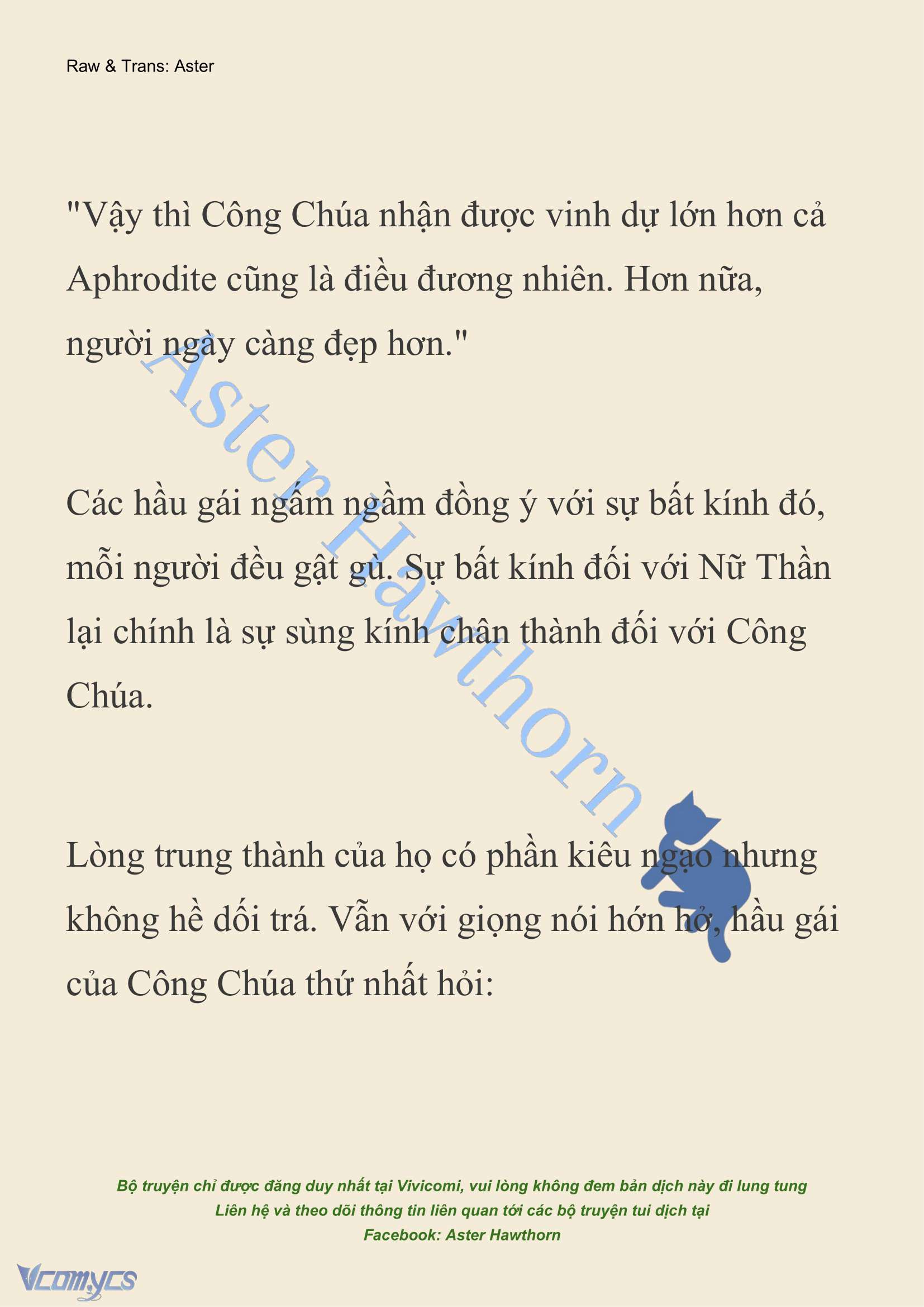 [NOVEL] Dành Cho Các Nữ Thần: Dành cho Psyche Chapter 7 - Trang 20