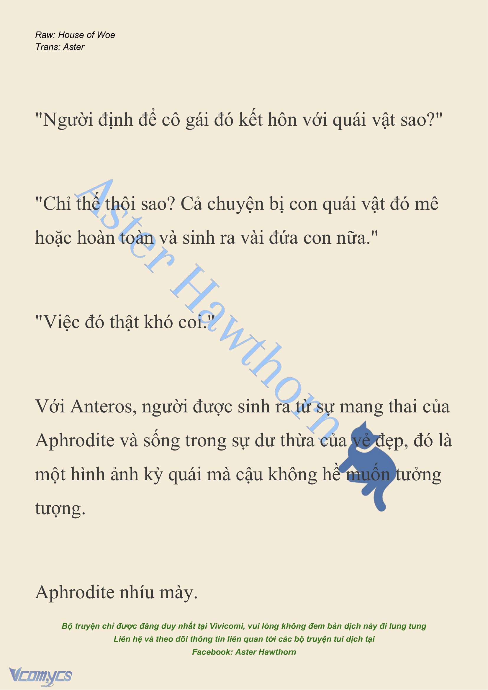 [NOVEL] Dành Cho Các Nữ Thần: Dành cho Psyche Chapter 9 - Trang 3