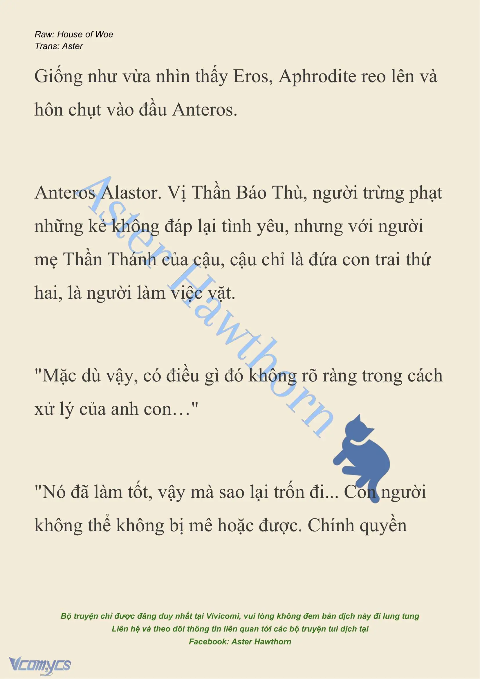 [NOVEL] Dành Cho Các Nữ Thần: Dành cho Psyche Chapter 9 - Trang 8