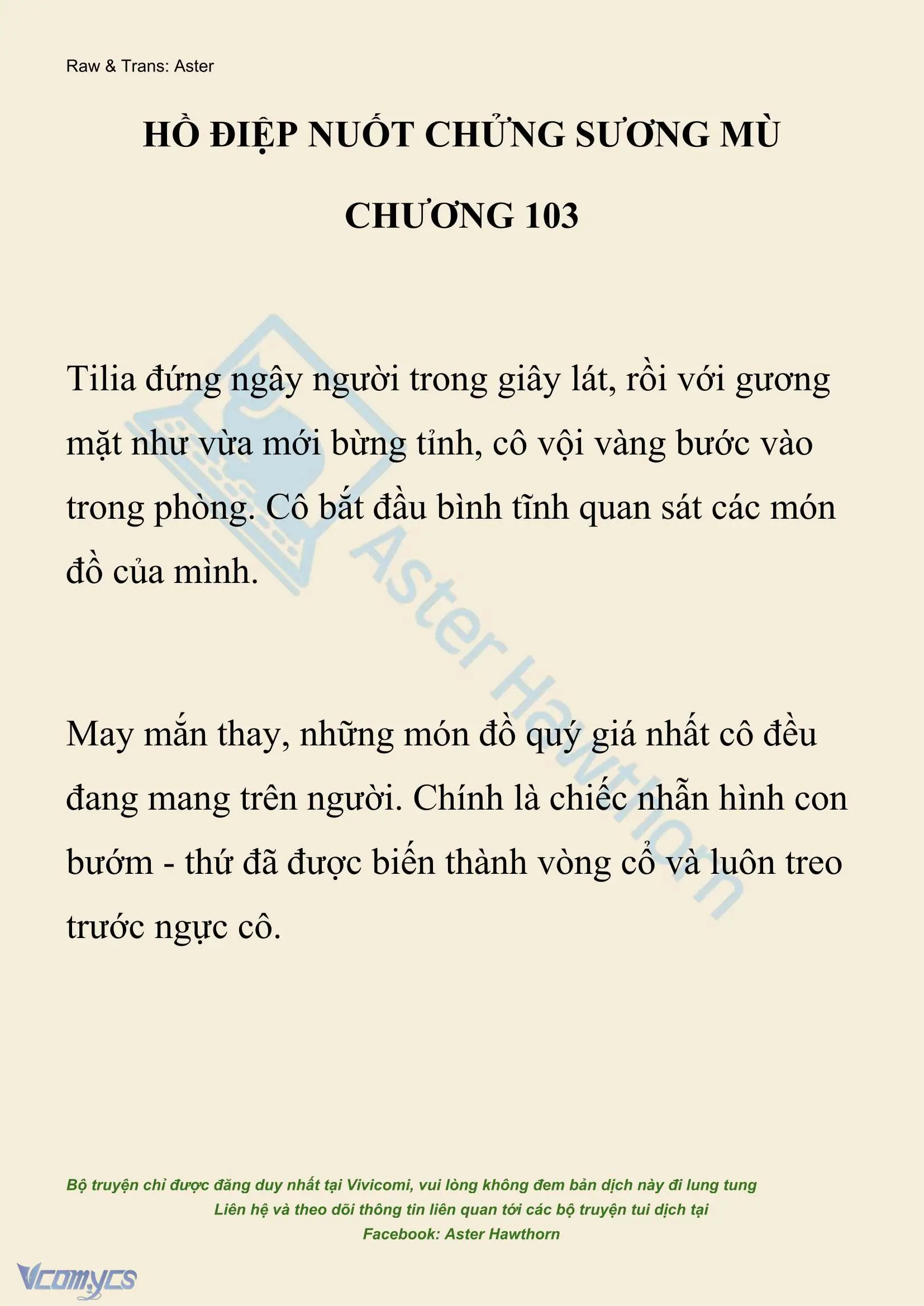 [NOVEL] Hồ Điệp Nuốt Chửng Sương Mù Chapter 103 - Trang 2