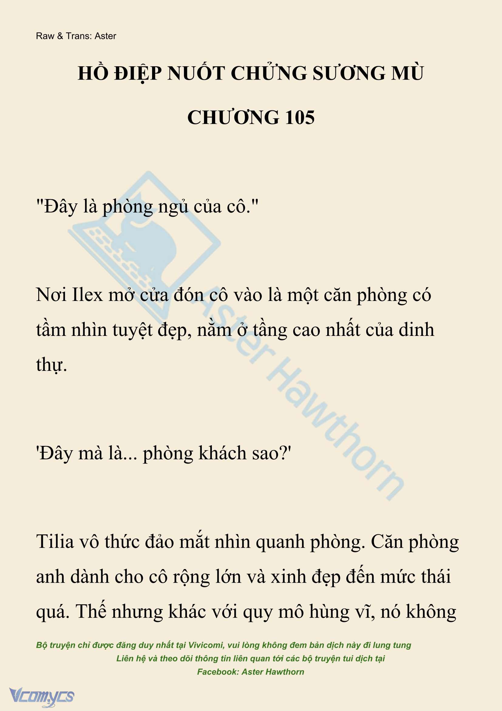 [NOVEL] Hồ Điệp Nuốt Chửng Sương Mù Chapter 105 - Trang 2