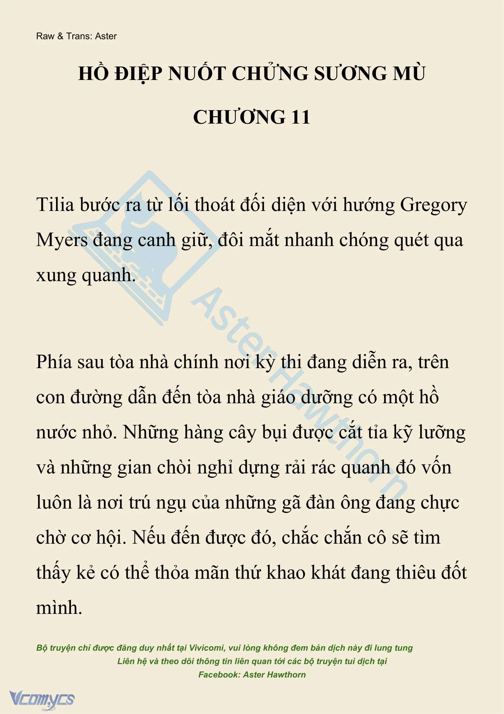 [NOVEL] Hồ Điệp Nuốt Chửng Sương Mù Chapter 11 - Trang 2