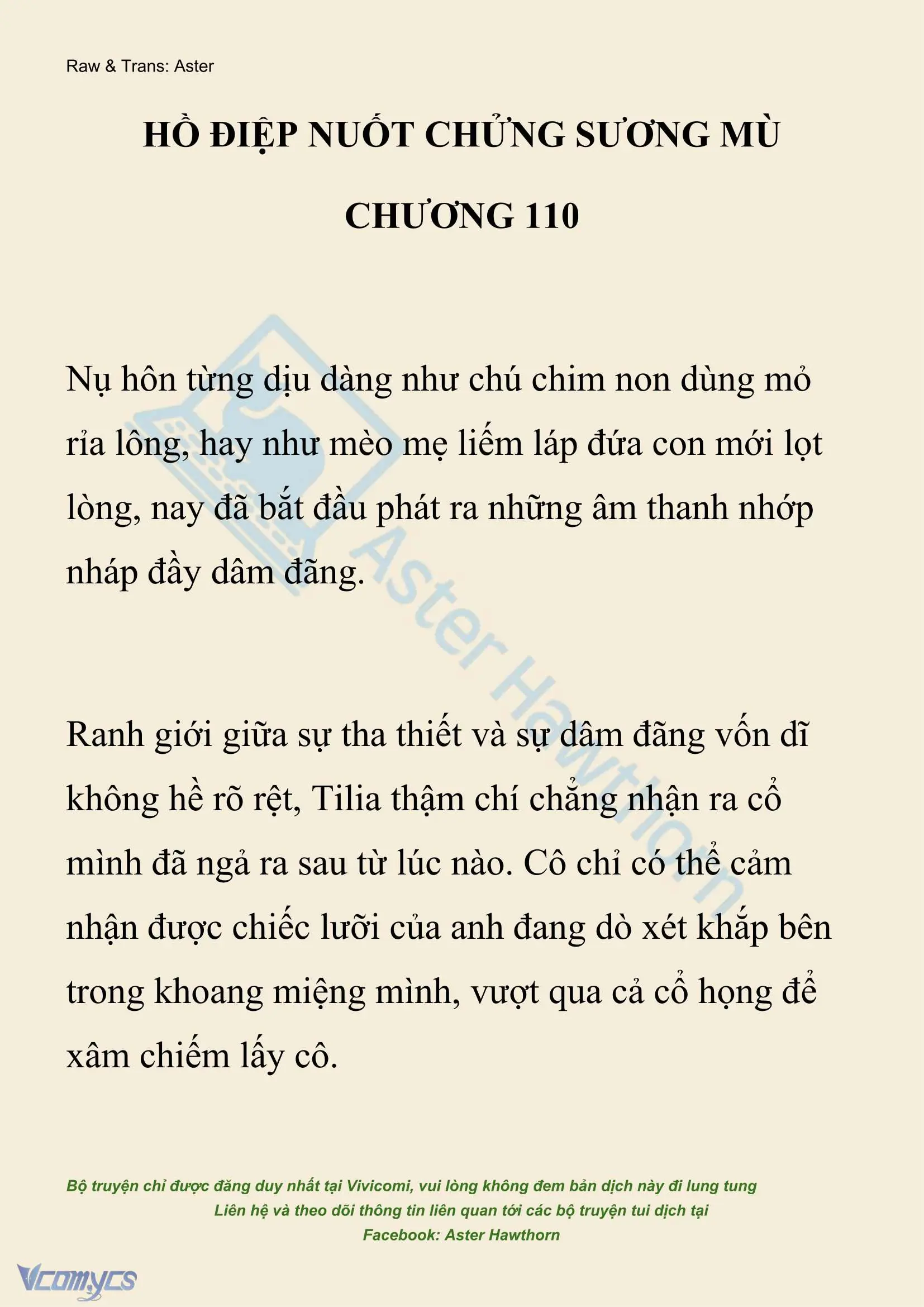 [NOVEL] Hồ Điệp Nuốt Chửng Sương Mù Chapter 110 - Trang 2