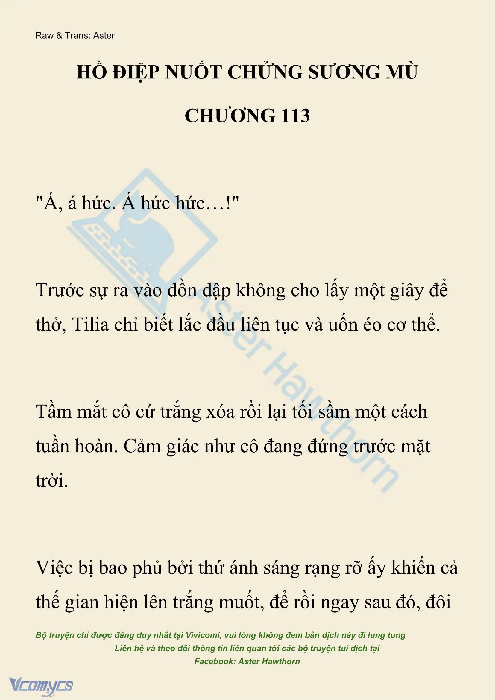 [NOVEL] Hồ Điệp Nuốt Chửng Sương Mù Chapter 113 - Trang 2