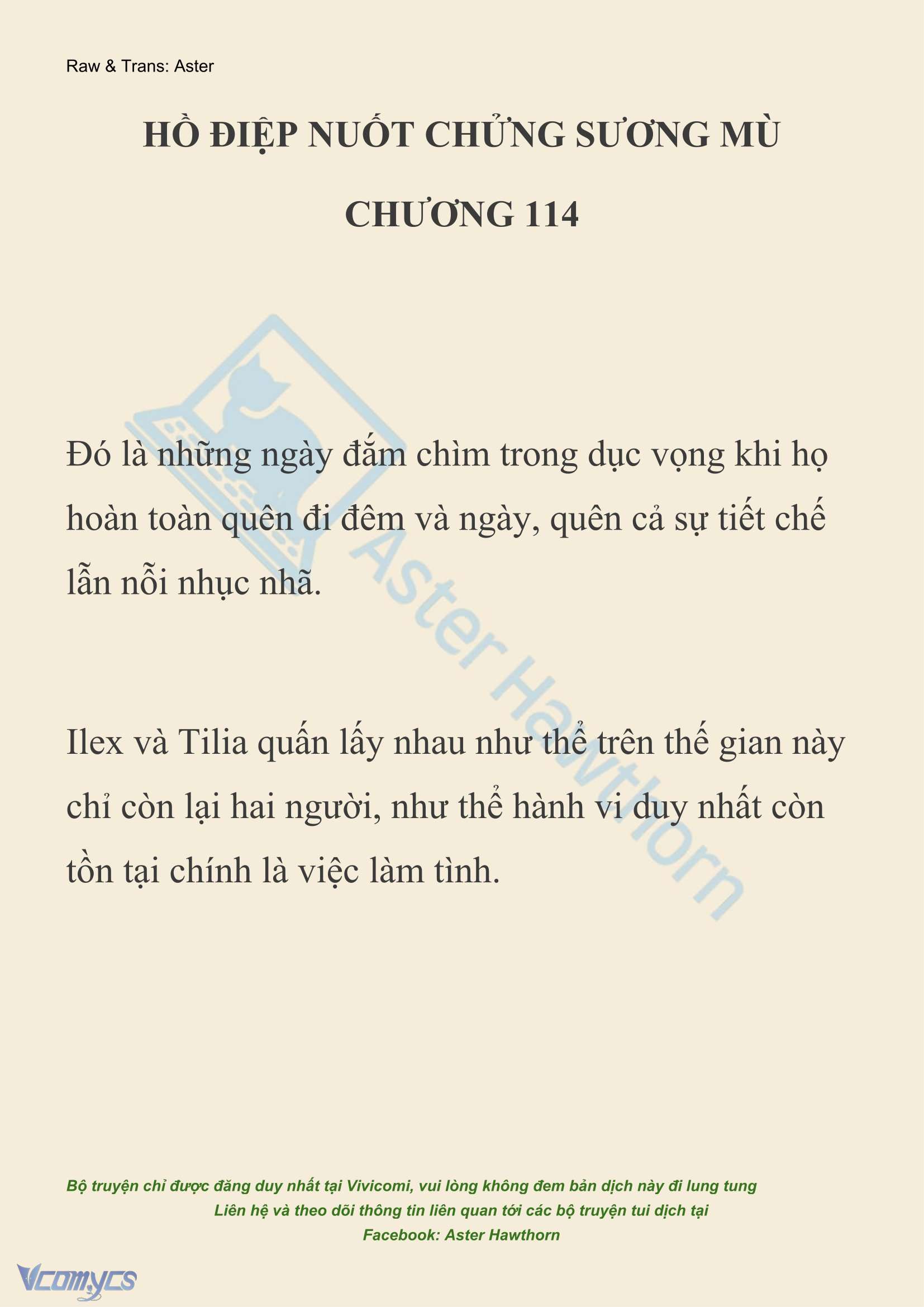 [NOVEL] Hồ Điệp Nuốt Chửng Sương Mù Chapter 114 - Trang 2