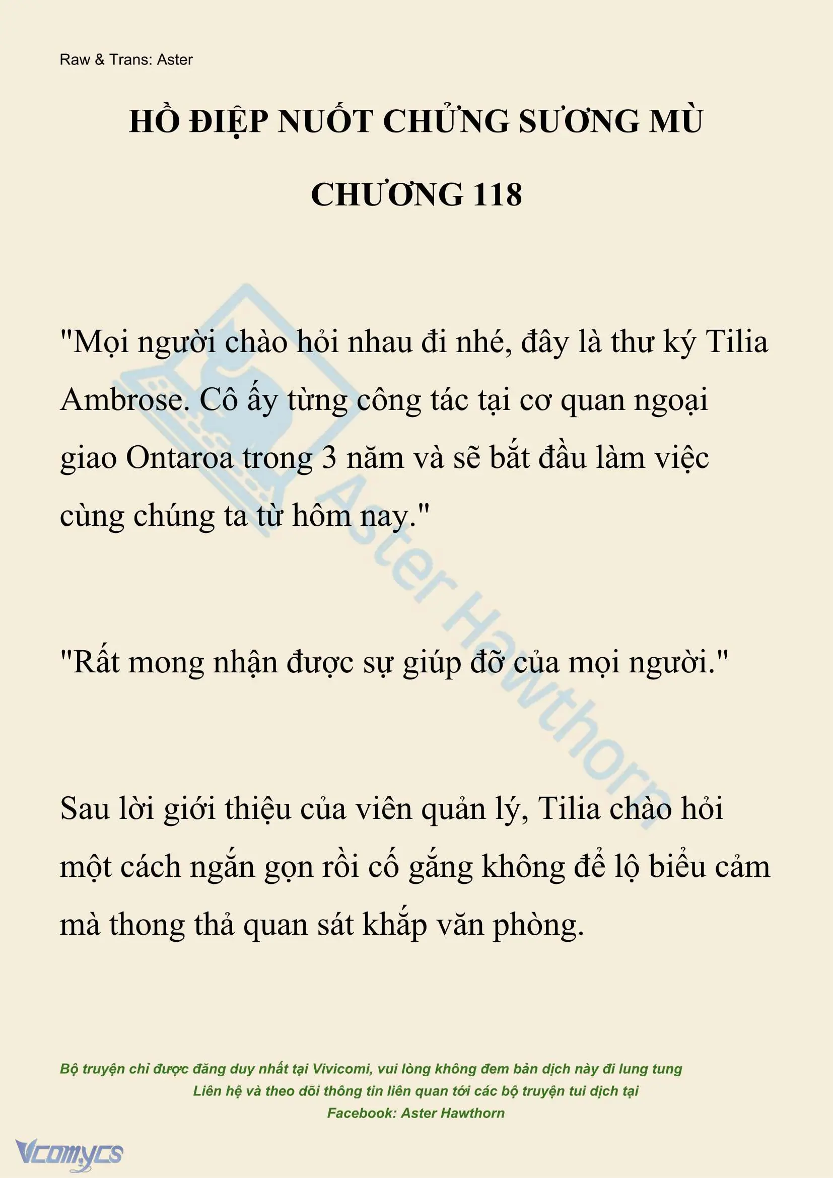 [NOVEL] Hồ Điệp Nuốt Chửng Sương Mù Chapter 118 - Trang 2