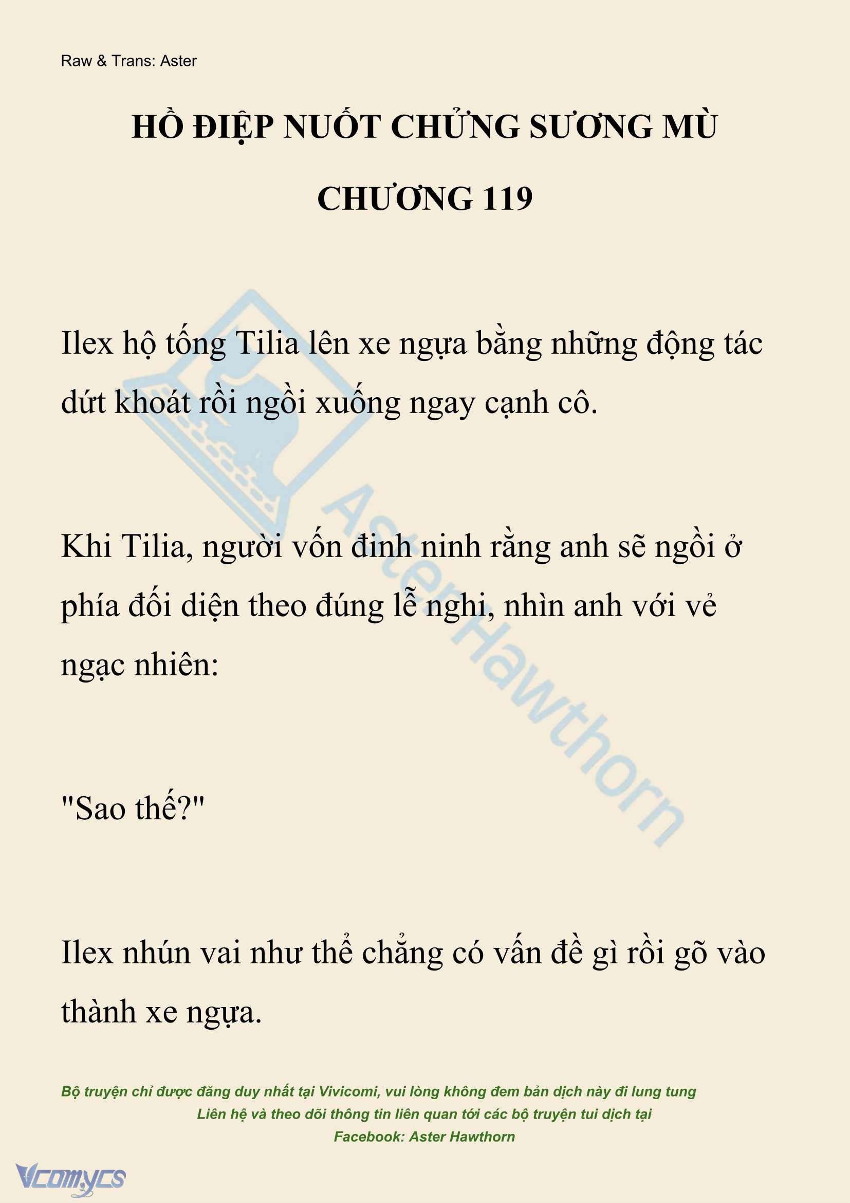 [NOVEL] Hồ Điệp Nuốt Chửng Sương Mù Chapter 119 - Trang 2