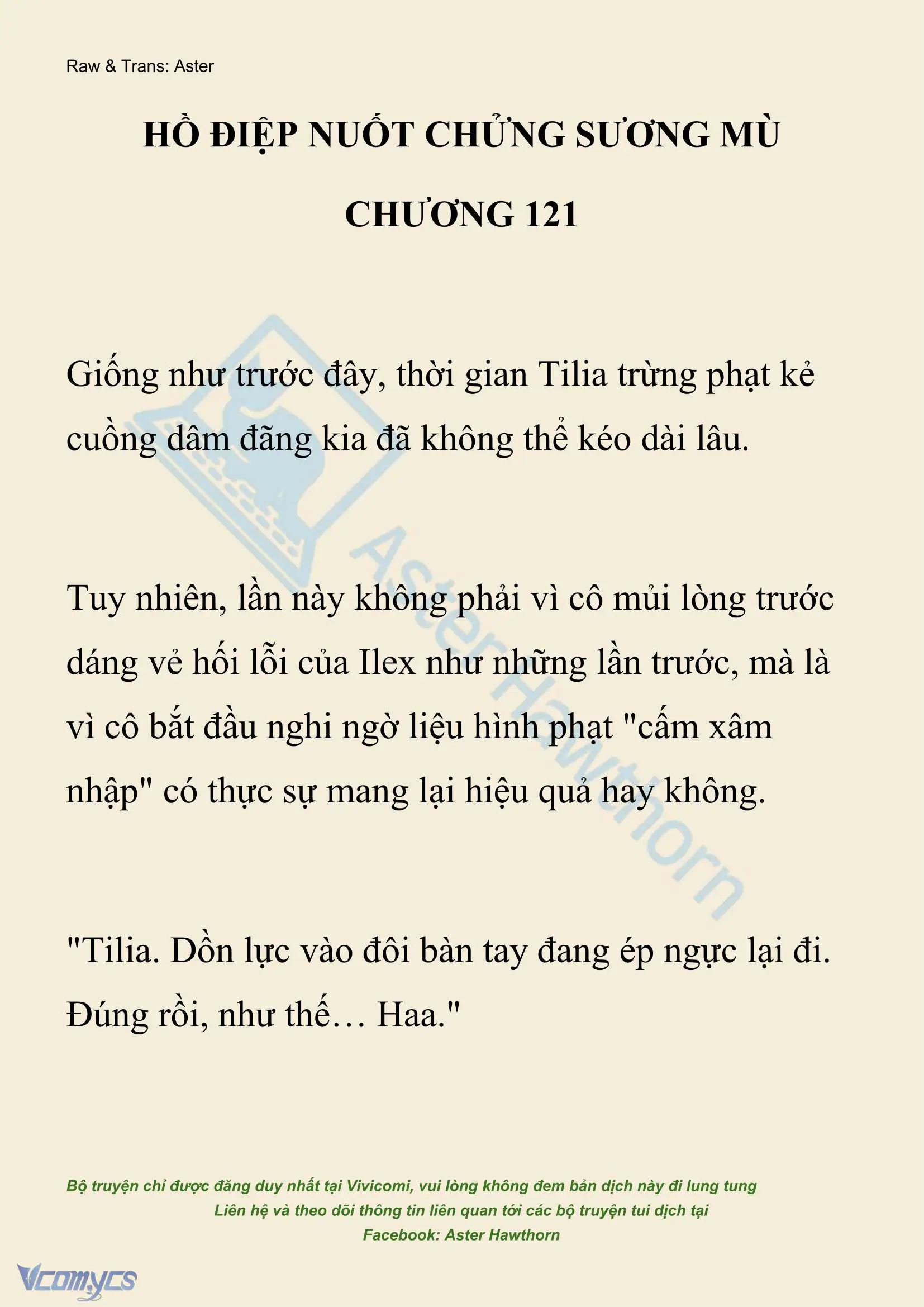 [NOVEL] Hồ Điệp Nuốt Chửng Sương Mù Chapter 121 - Trang 2