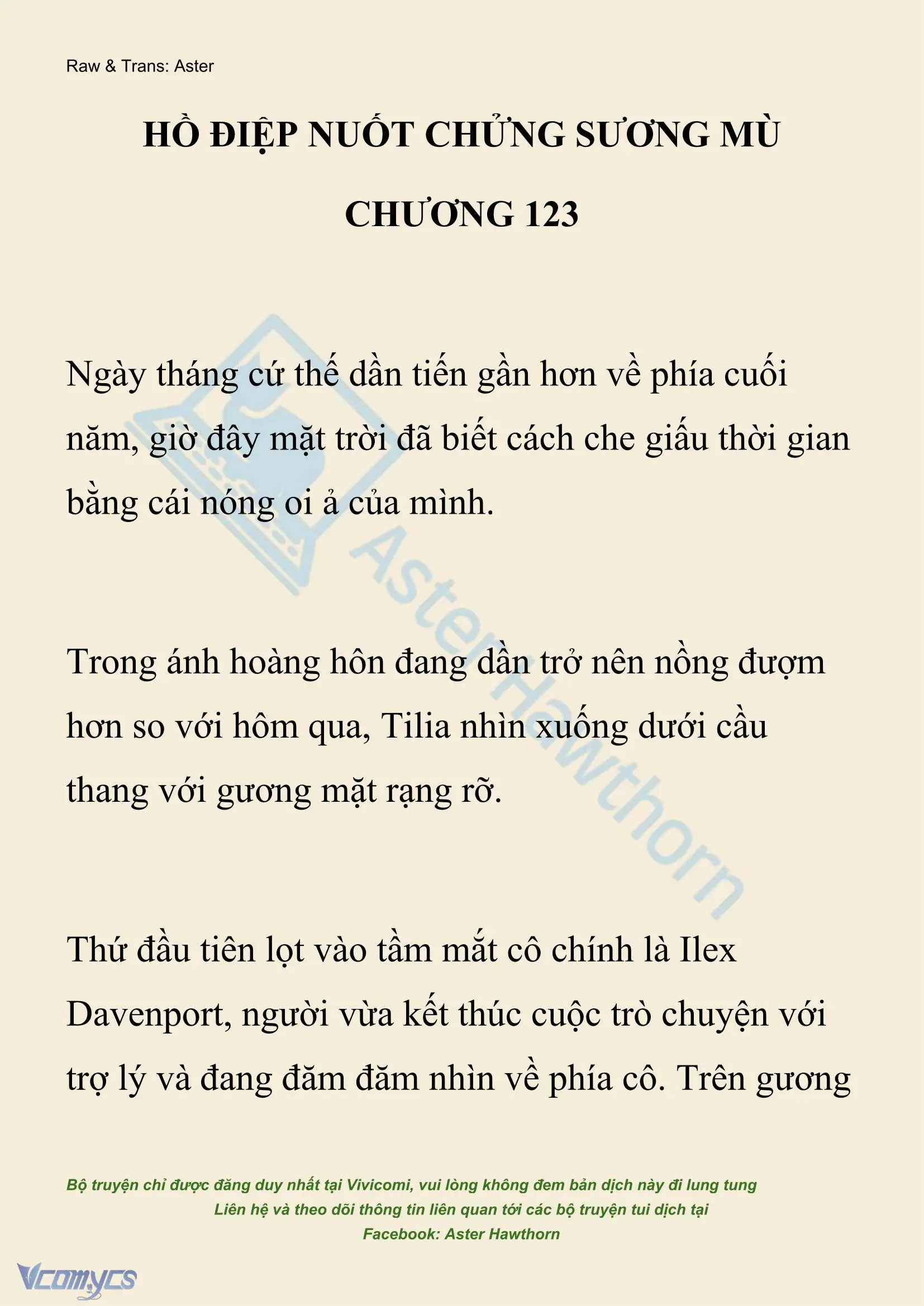 [NOVEL] Hồ Điệp Nuốt Chửng Sương Mù Chapter 123 - Trang 2