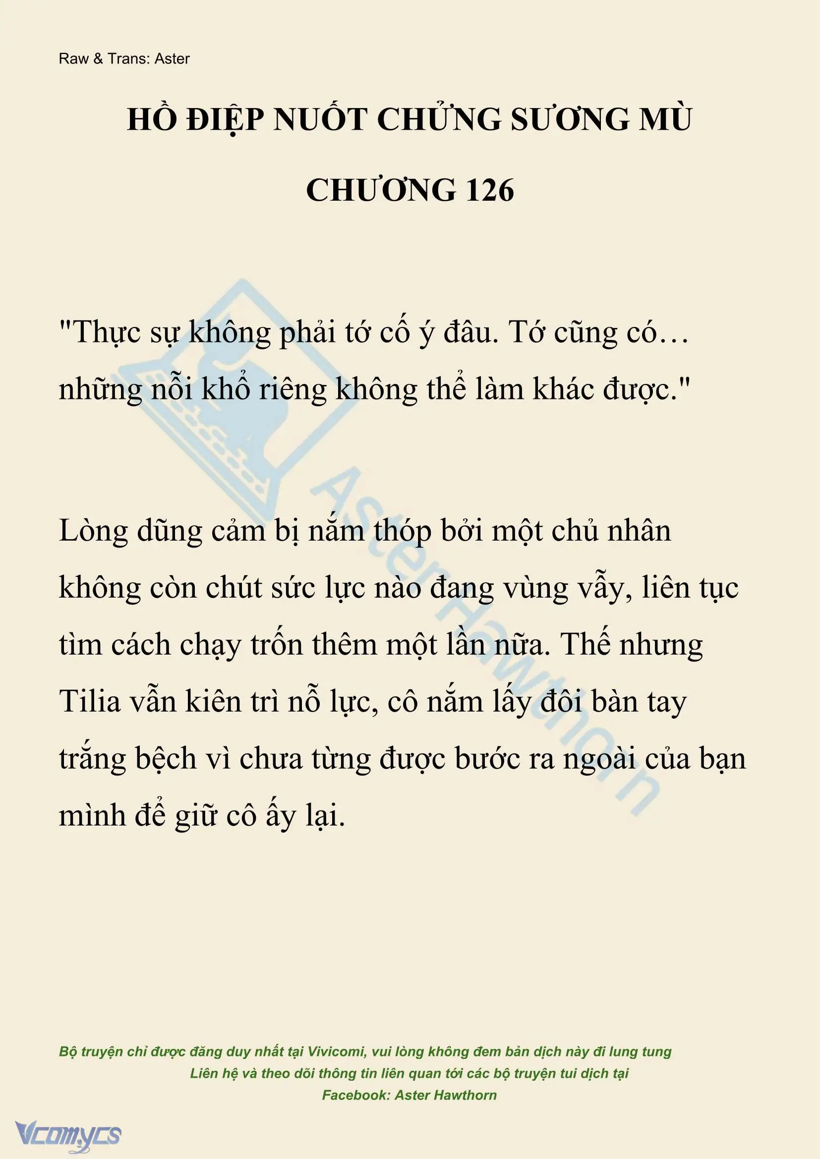 [NOVEL] Hồ Điệp Nuốt Chửng Sương Mù Chapter 126 - Trang 2