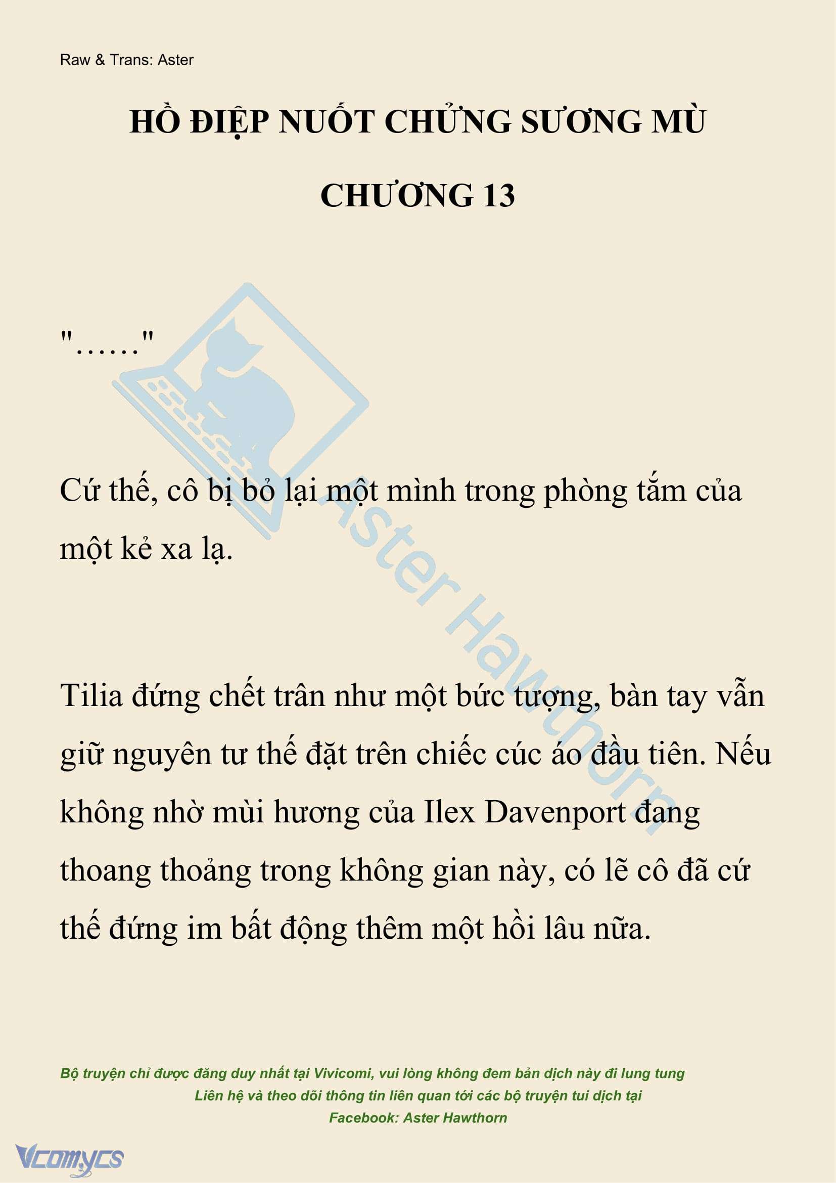 [NOVEL] Hồ Điệp Nuốt Chửng Sương Mù Chapter 13 - Trang 2