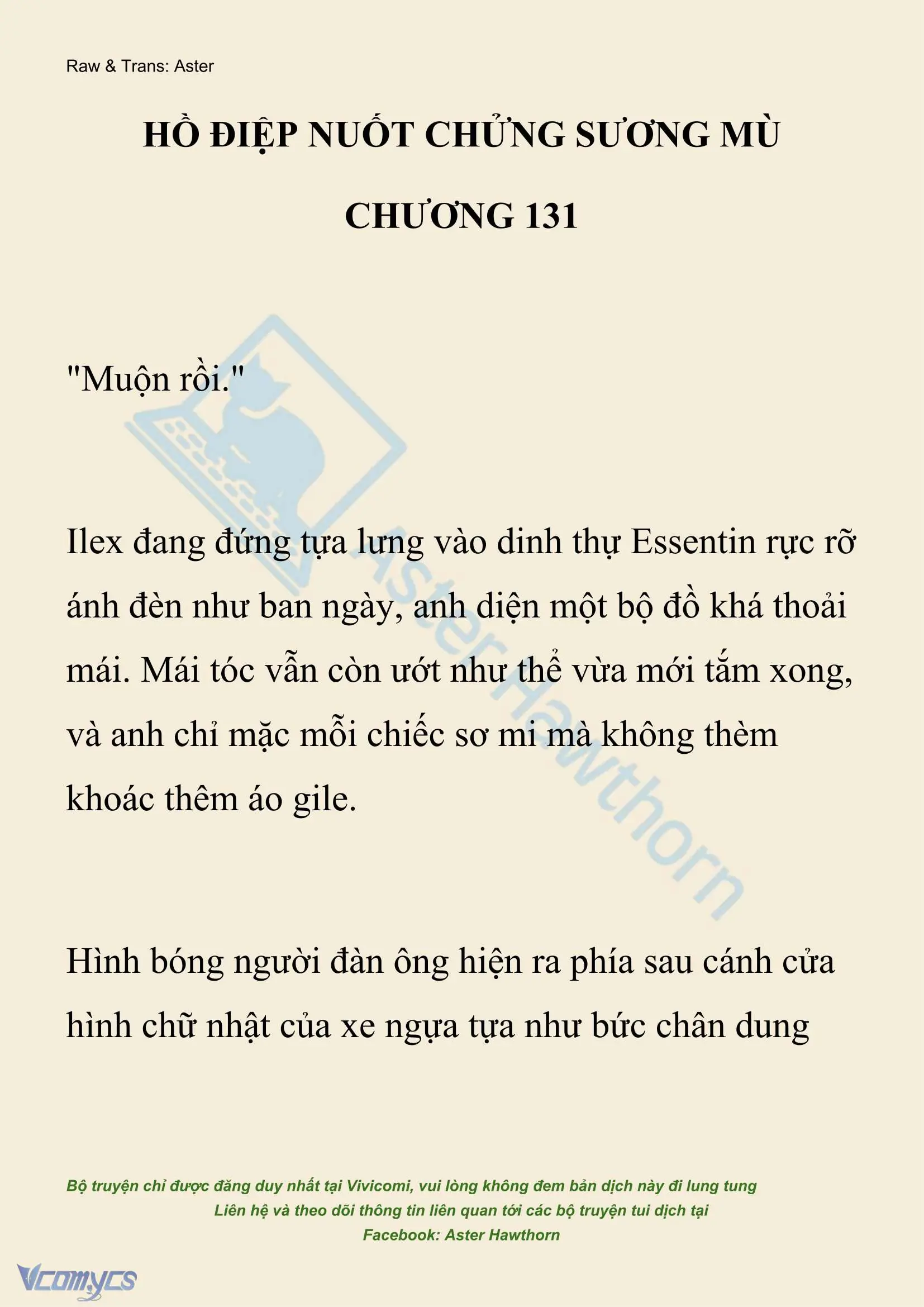 [NOVEL] Hồ Điệp Nuốt Chửng Sương Mù Chapter 131 - Trang 2