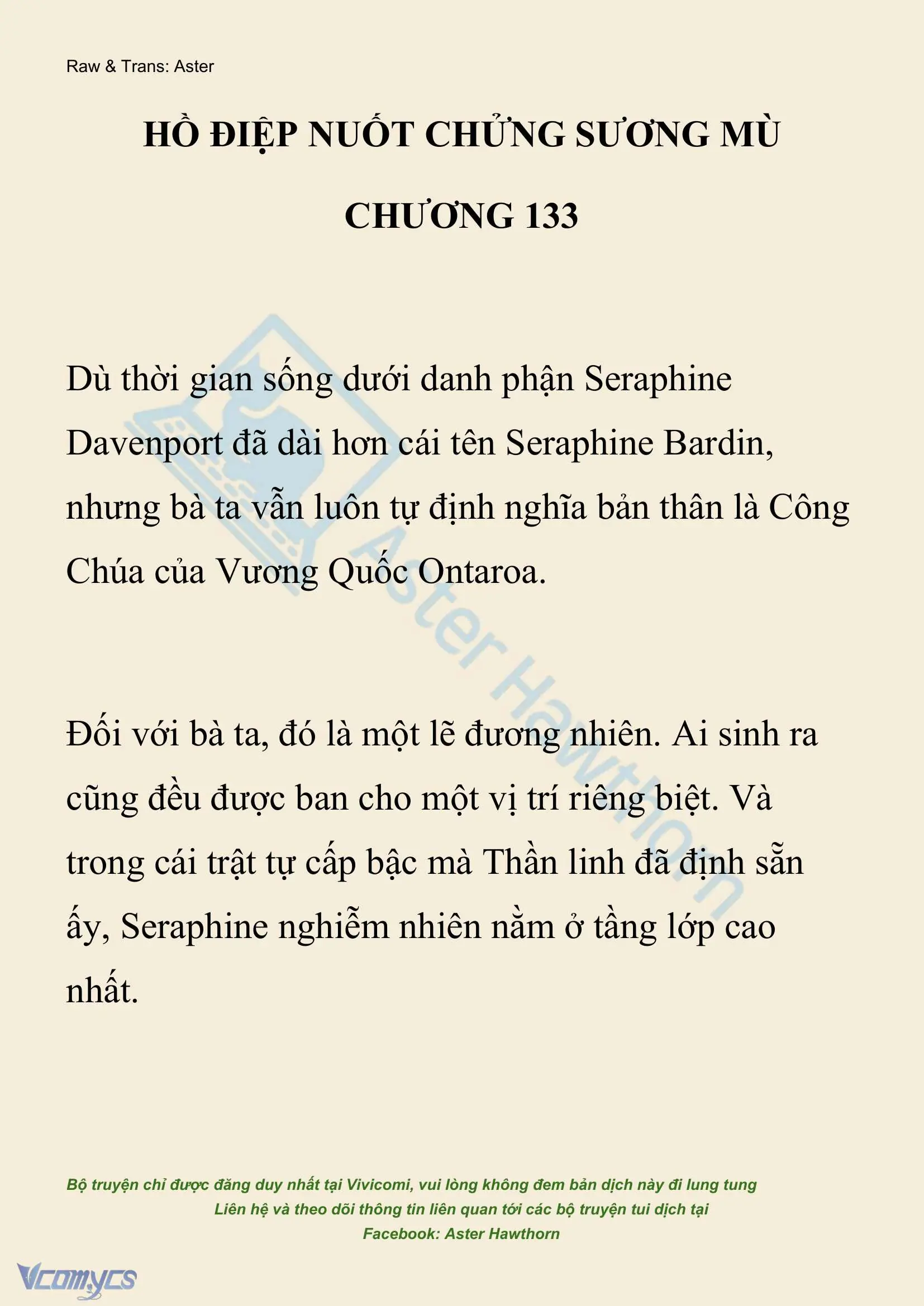 [NOVEL] Hồ Điệp Nuốt Chửng Sương Mù Chapter 133 - Trang 2