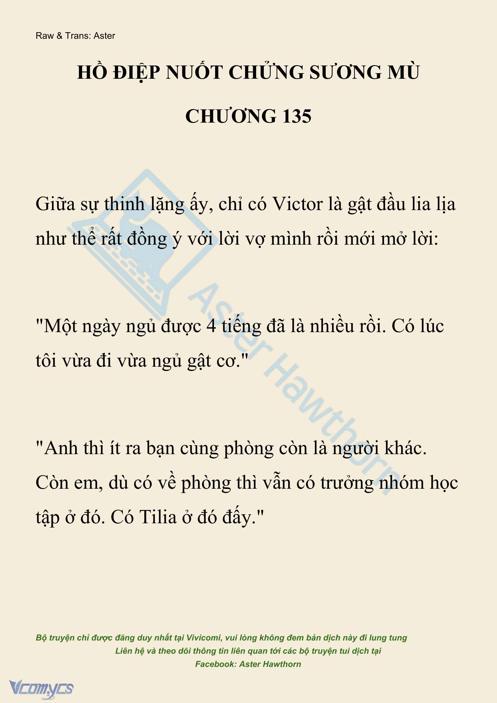 [NOVEL] Hồ Điệp Nuốt Chửng Sương Mù Chapter 135 - Trang 2