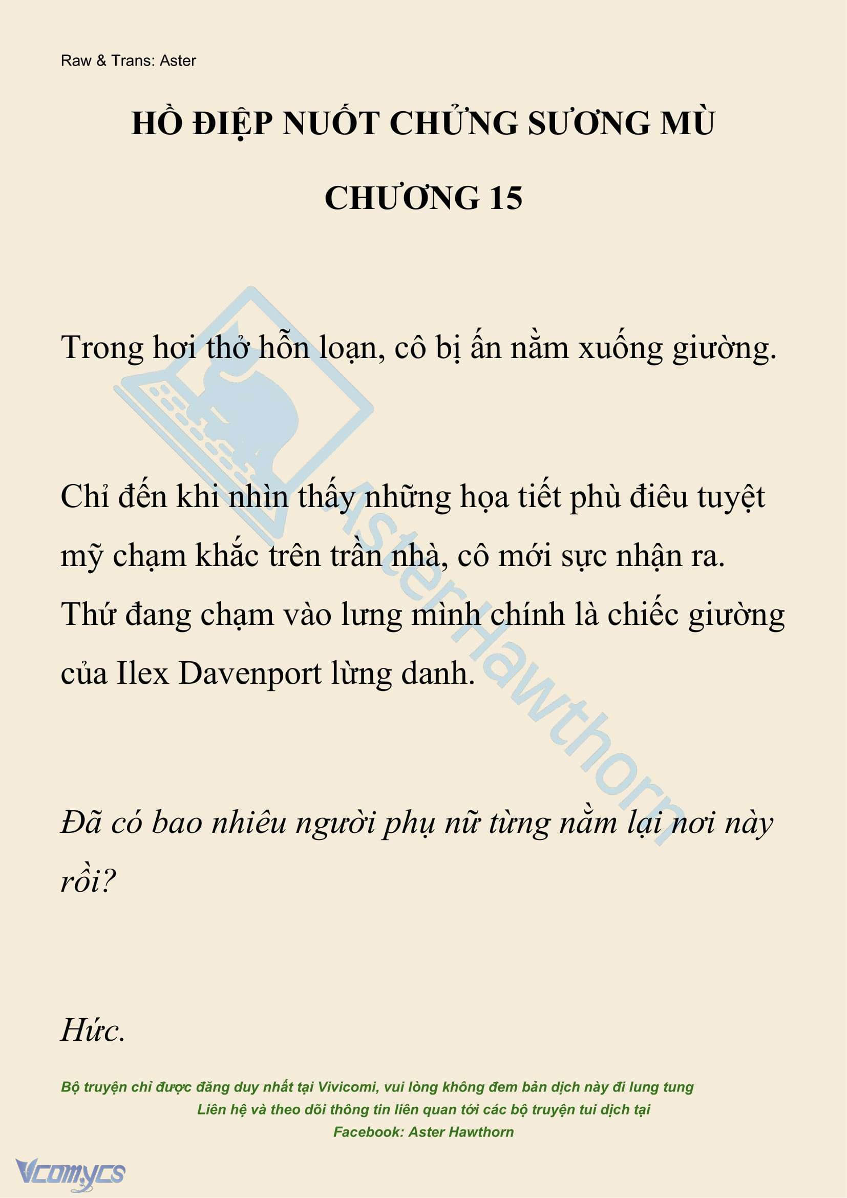 [NOVEL] Hồ Điệp Nuốt Chửng Sương Mù Chapter 15 - Trang 2