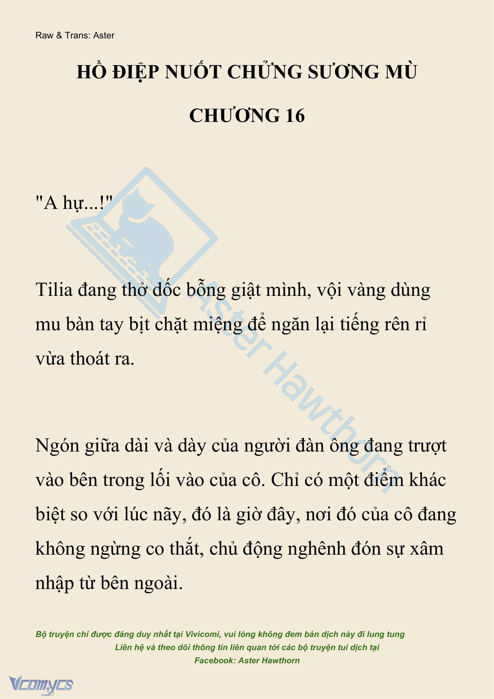 [NOVEL] Hồ Điệp Nuốt Chửng Sương Mù Chapter 16 - Trang 2