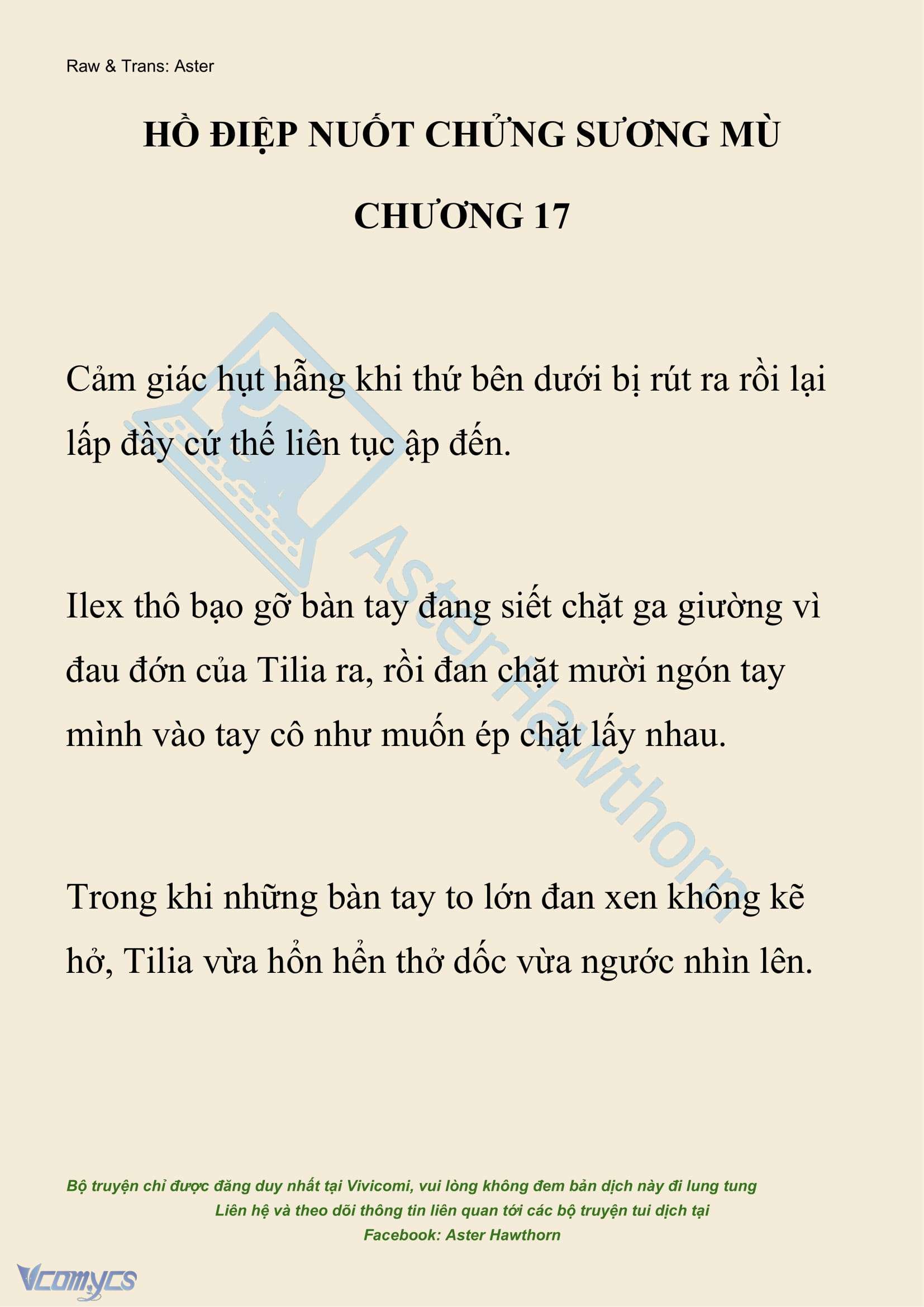 [NOVEL] Hồ Điệp Nuốt Chửng Sương Mù Chapter 17 - Trang 2