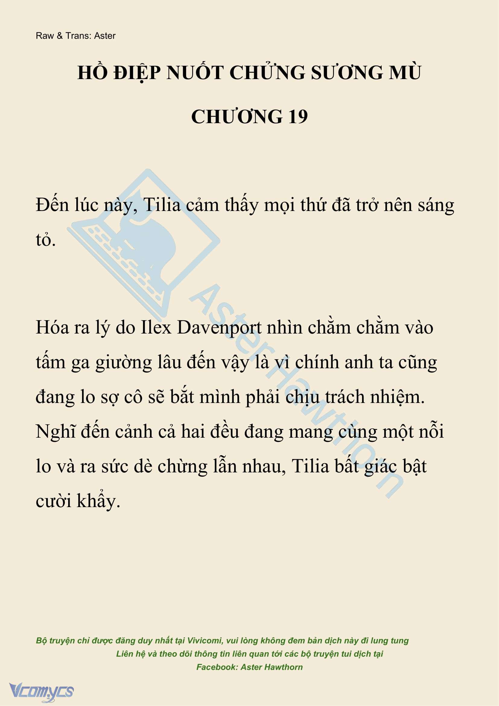 [NOVEL] Hồ Điệp Nuốt Chửng Sương Mù Chapter 19 - Trang 2