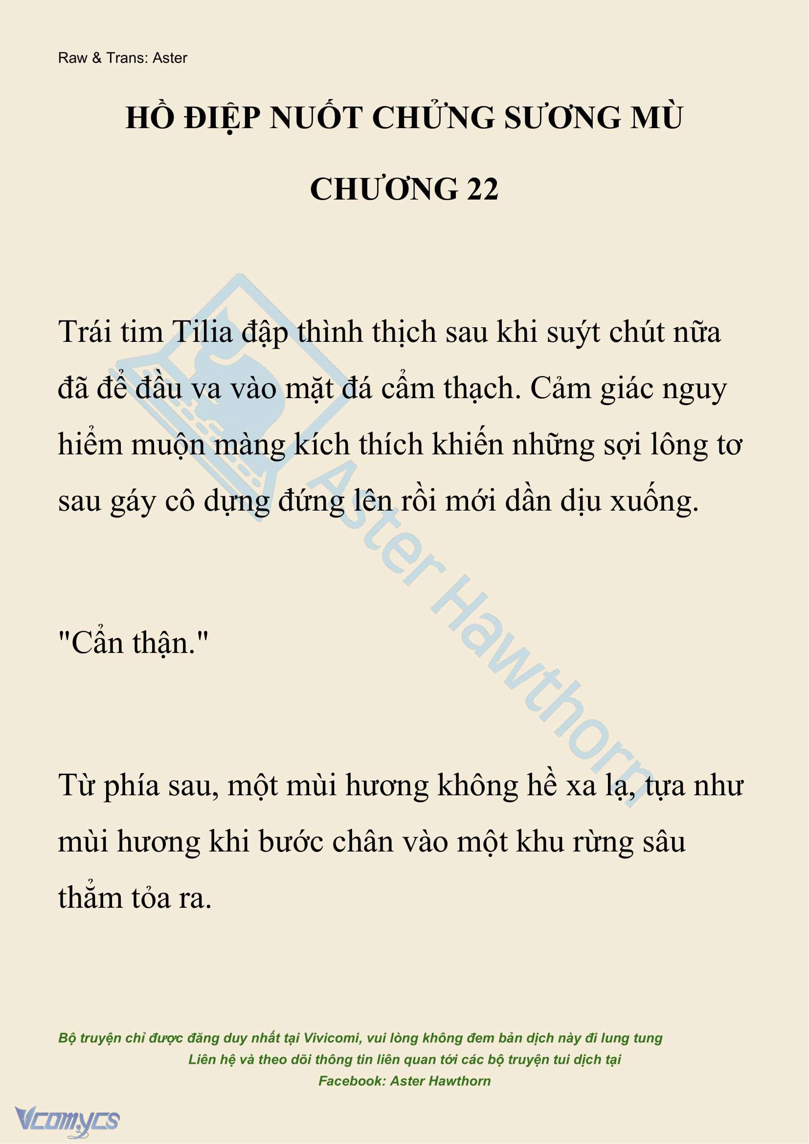 [NOVEL] Hồ Điệp Nuốt Chửng Sương Mù Chapter 22 - Trang 2