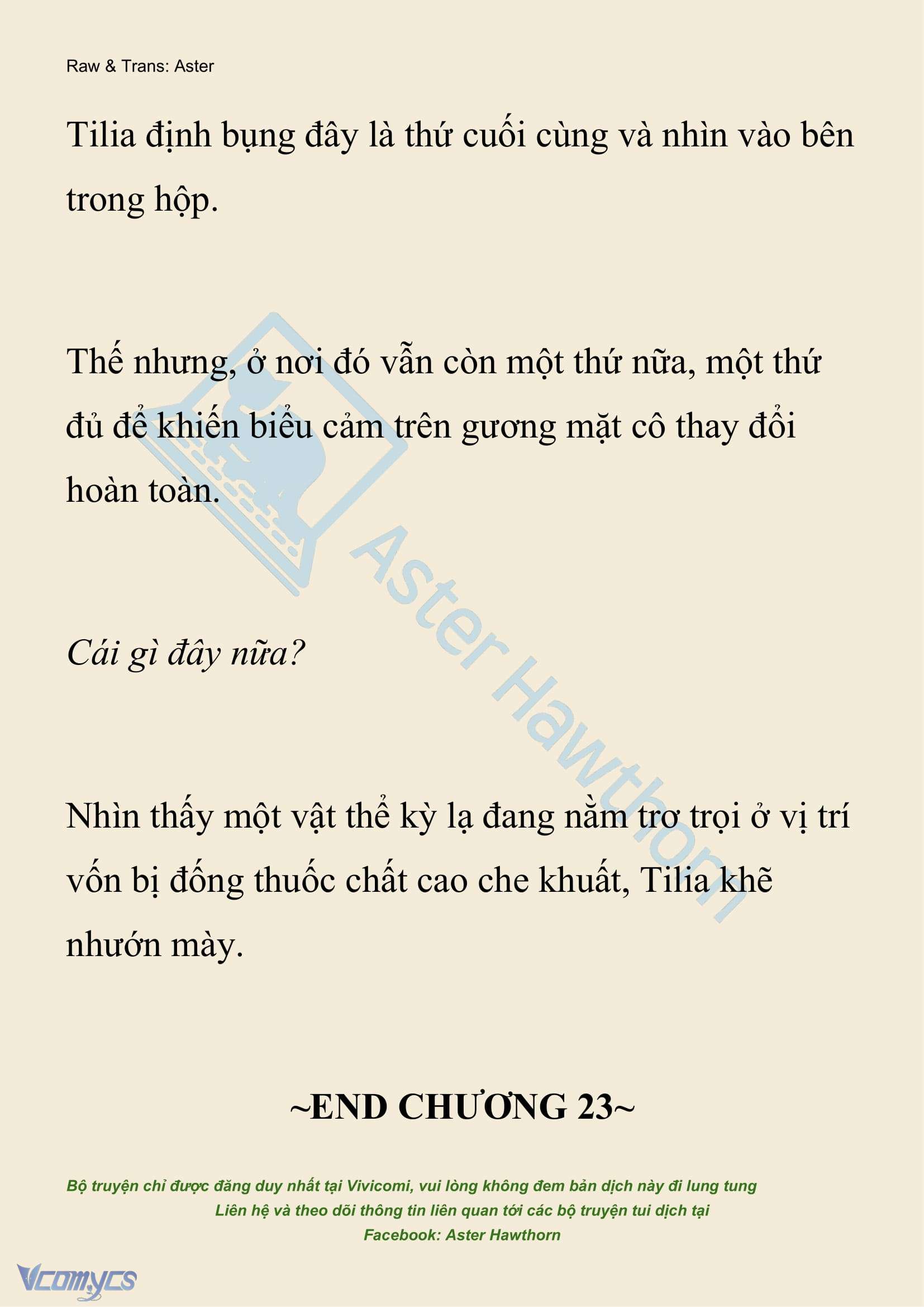 [NOVEL] Hồ Điệp Nuốt Chửng Sương Mù Chapter 23 - Trang 29