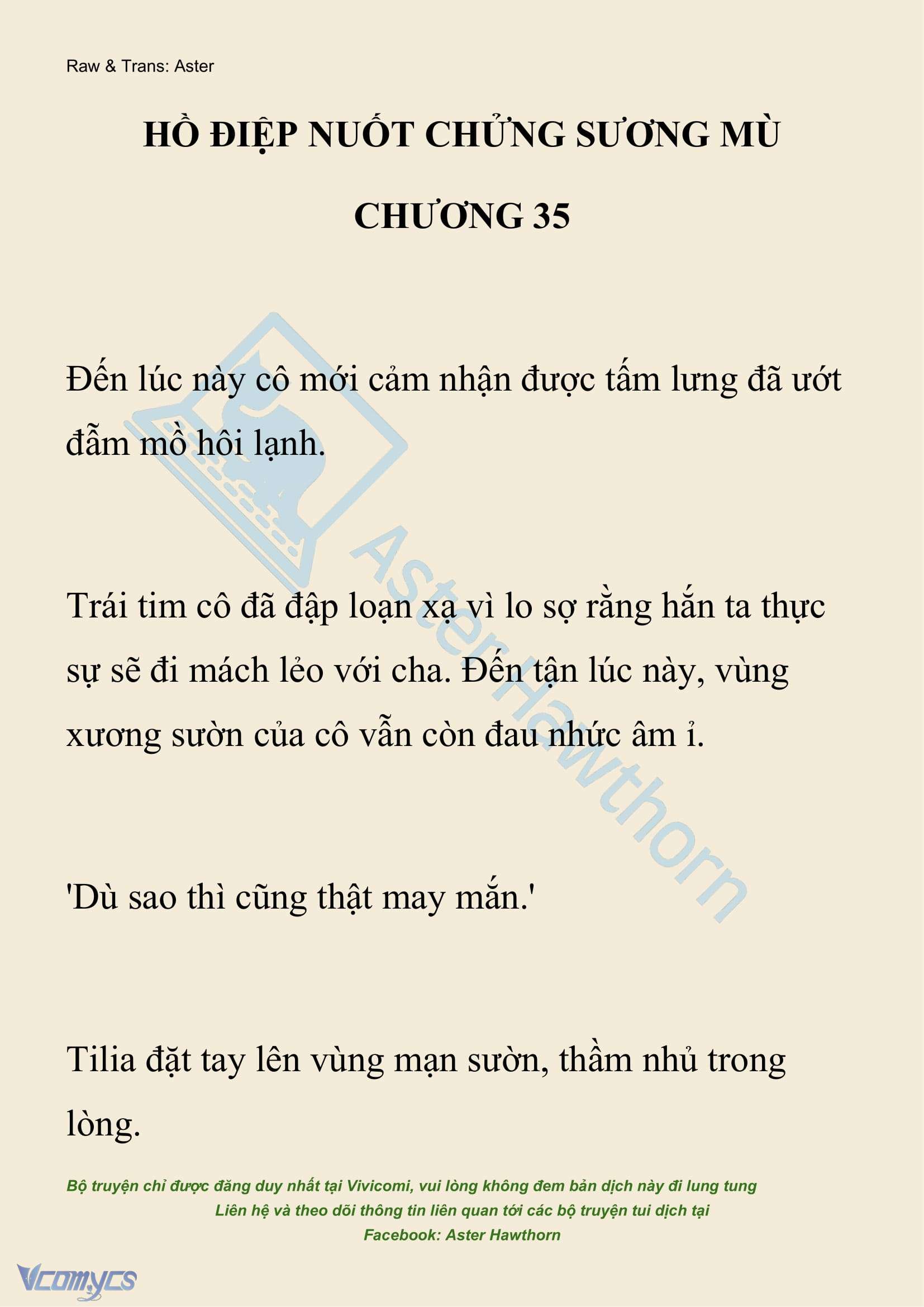 [NOVEL] Hồ Điệp Nuốt Chửng Sương Mù Chapter 35 - Trang 2