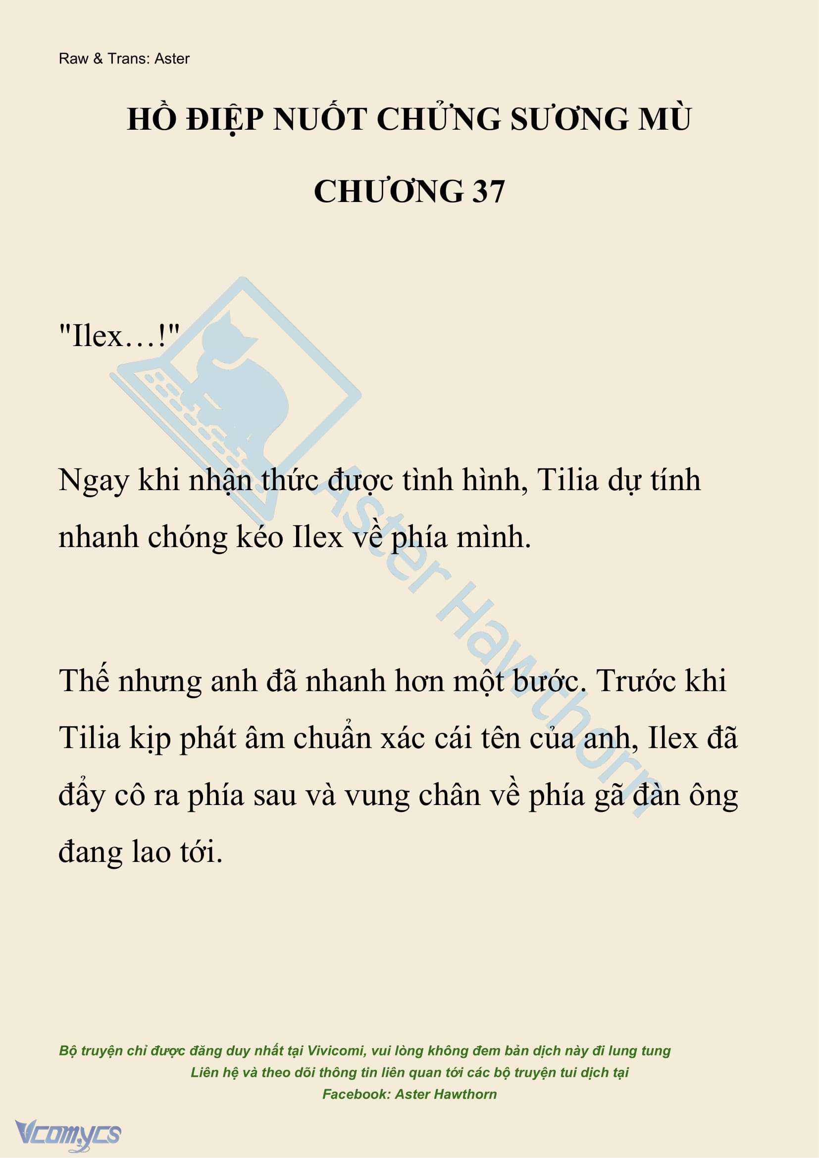[NOVEL] Hồ Điệp Nuốt Chửng Sương Mù Chapter 37 - Trang 2