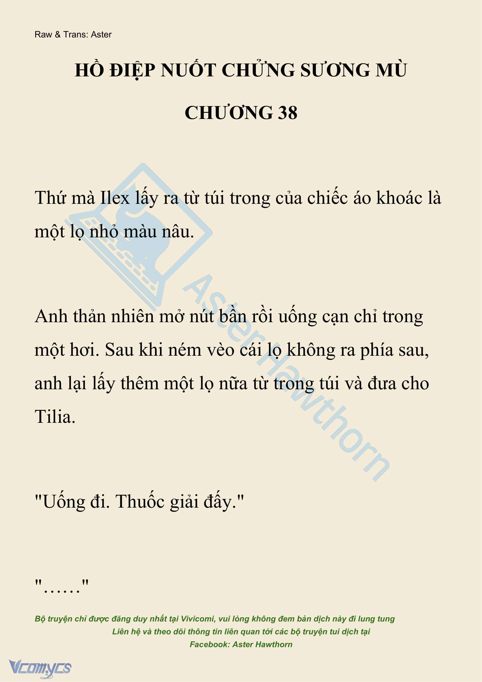 [NOVEL] Hồ Điệp Nuốt Chửng Sương Mù Chapter 38 - Trang 2