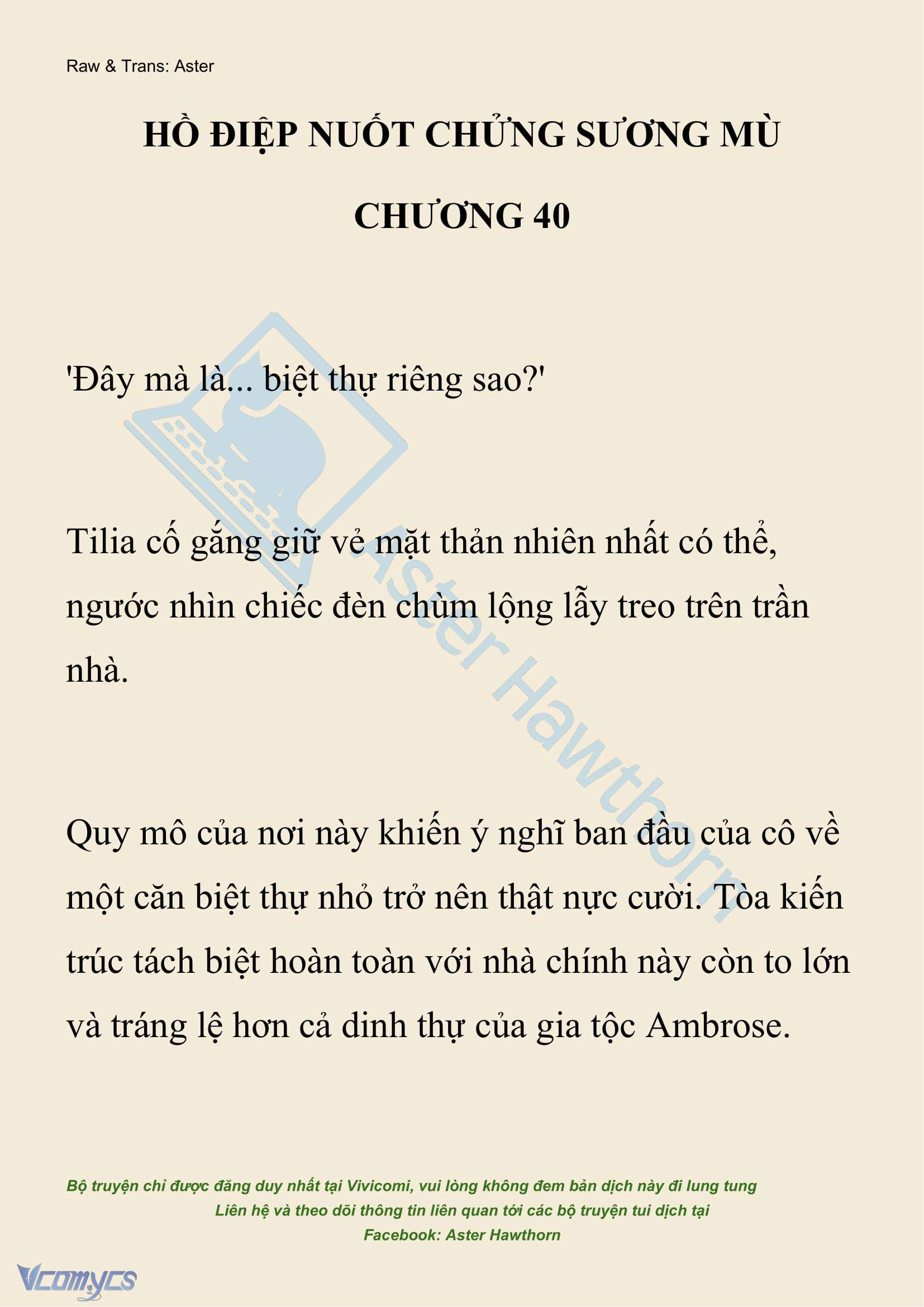 [NOVEL] Hồ Điệp Nuốt Chửng Sương Mù Chapter 40 - Trang 2
