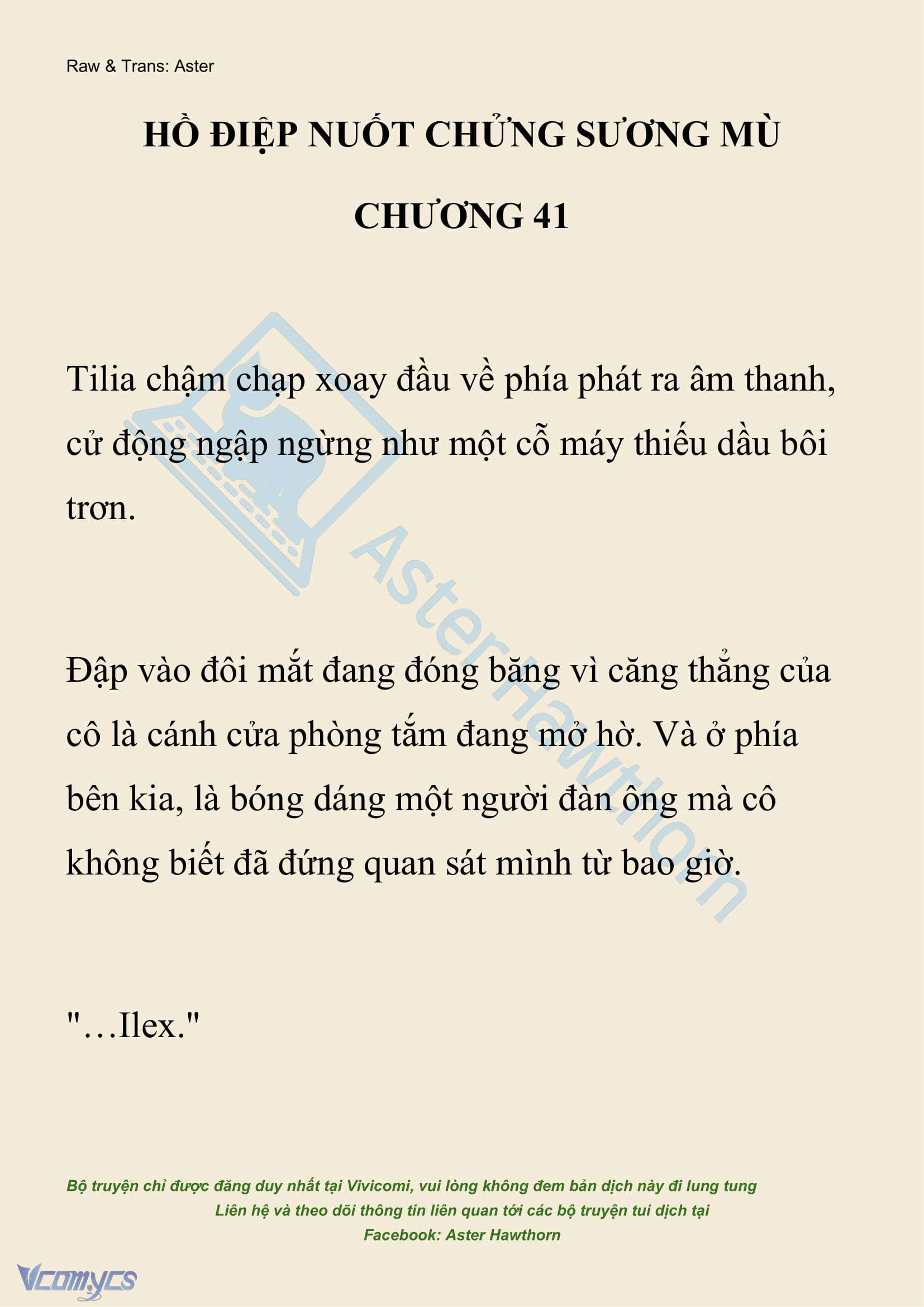[NOVEL] Hồ Điệp Nuốt Chửng Sương Mù Chapter 41 - Trang 2