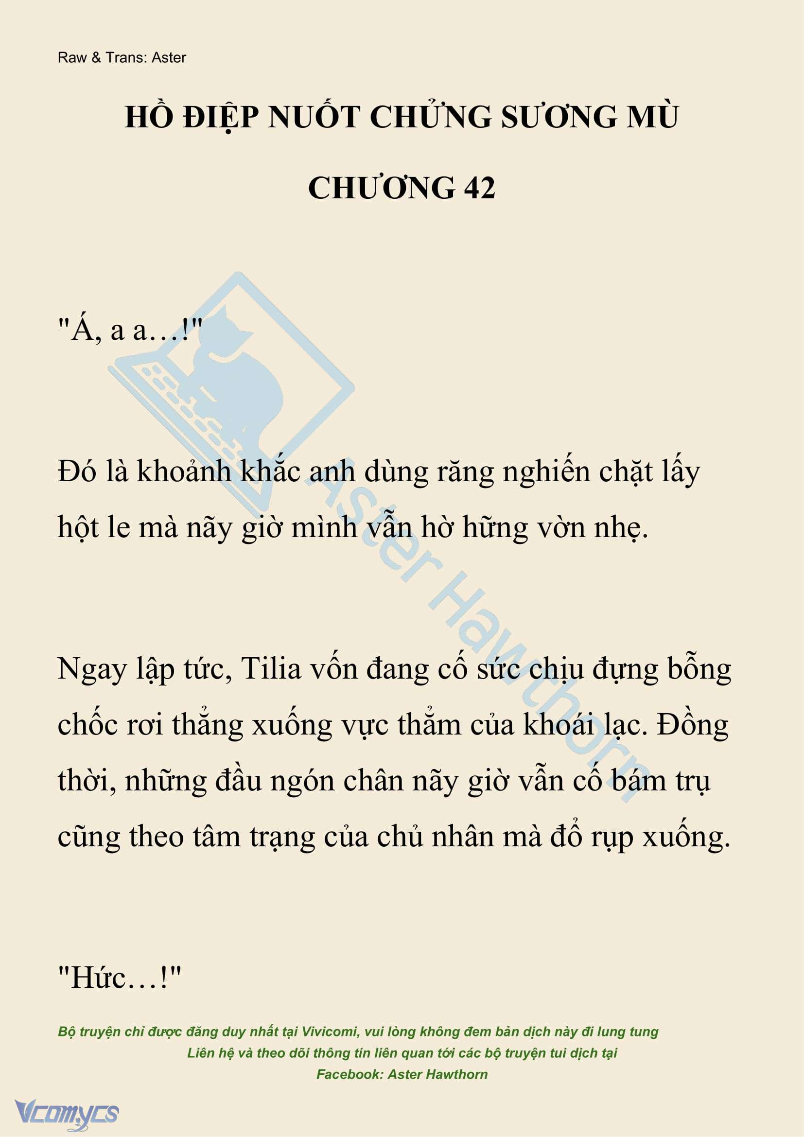 [NOVEL] Hồ Điệp Nuốt Chửng Sương Mù Chapter 42 - Trang 2
