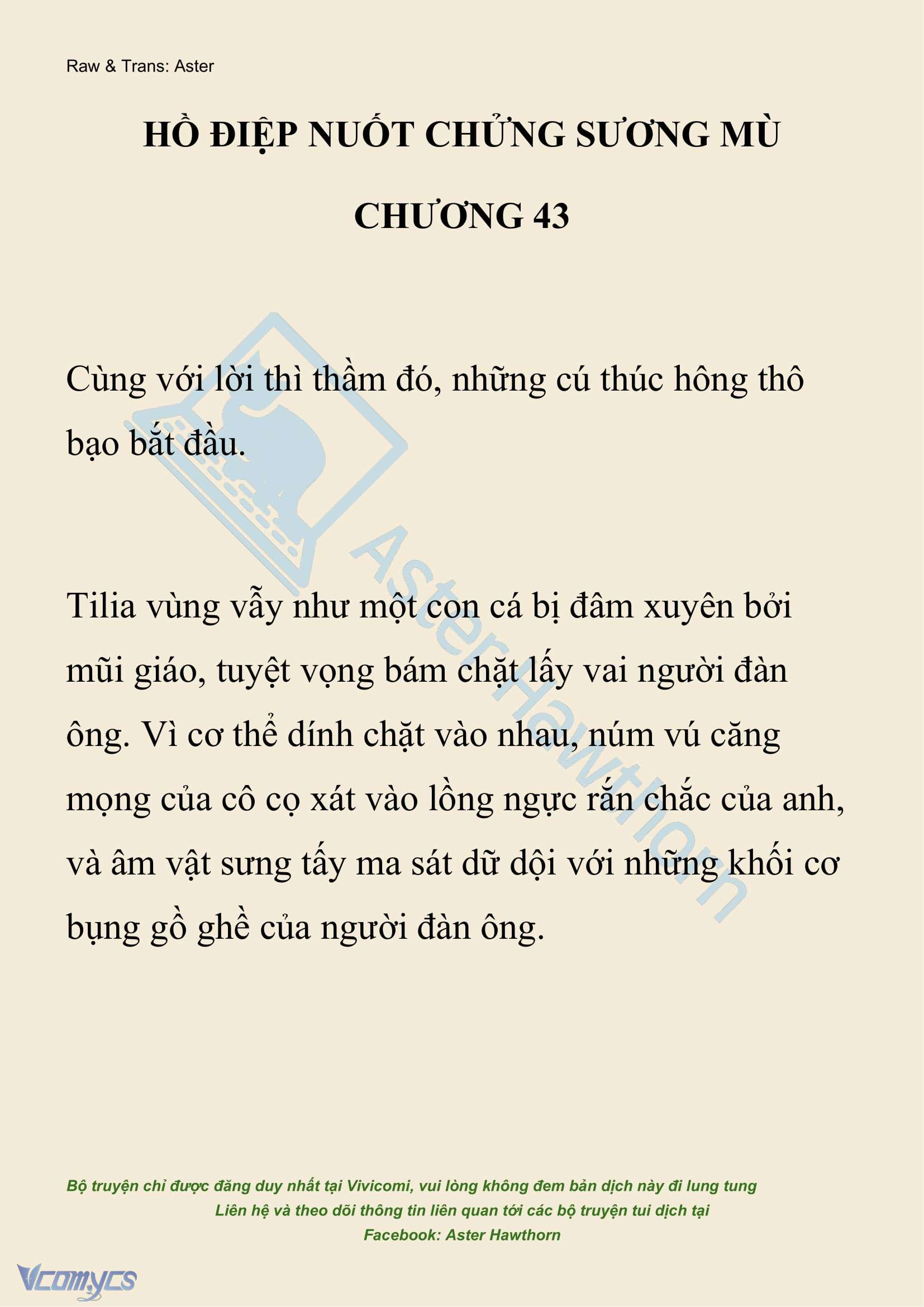 [NOVEL] Hồ Điệp Nuốt Chửng Sương Mù Chapter 43 - Trang 2