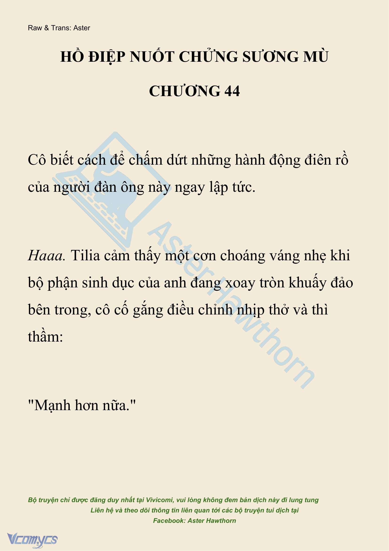 [NOVEL] Hồ Điệp Nuốt Chửng Sương Mù Chapter 44 - Trang 2