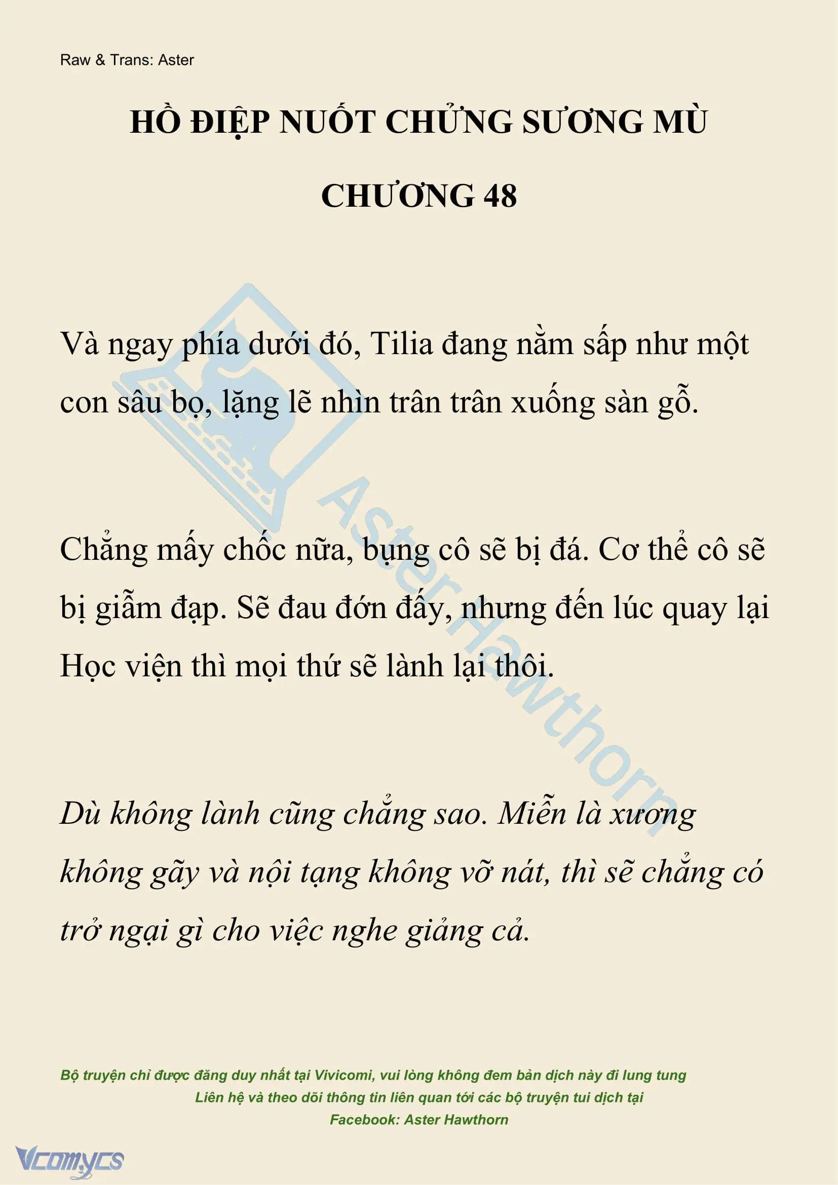 [NOVEL] Hồ Điệp Nuốt Chửng Sương Mù Chapter 48 - Trang 2