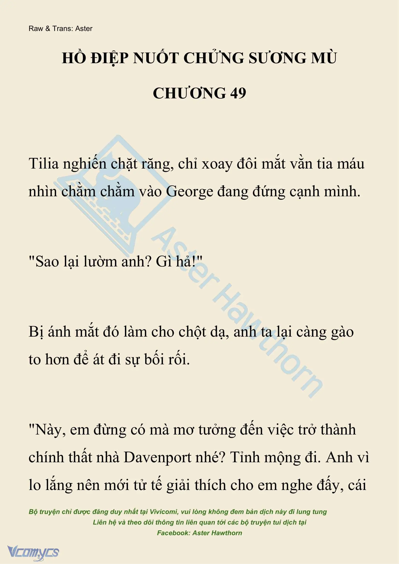 [NOVEL] Hồ Điệp Nuốt Chửng Sương Mù Chapter 49 - Trang 2