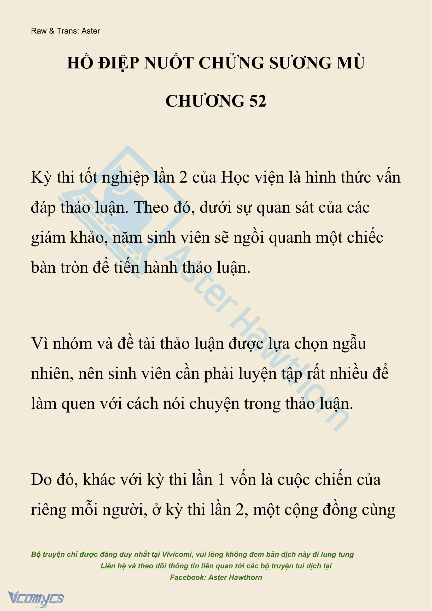[NOVEL] Hồ Điệp Nuốt Chửng Sương Mù Chapter 52 - Trang 2