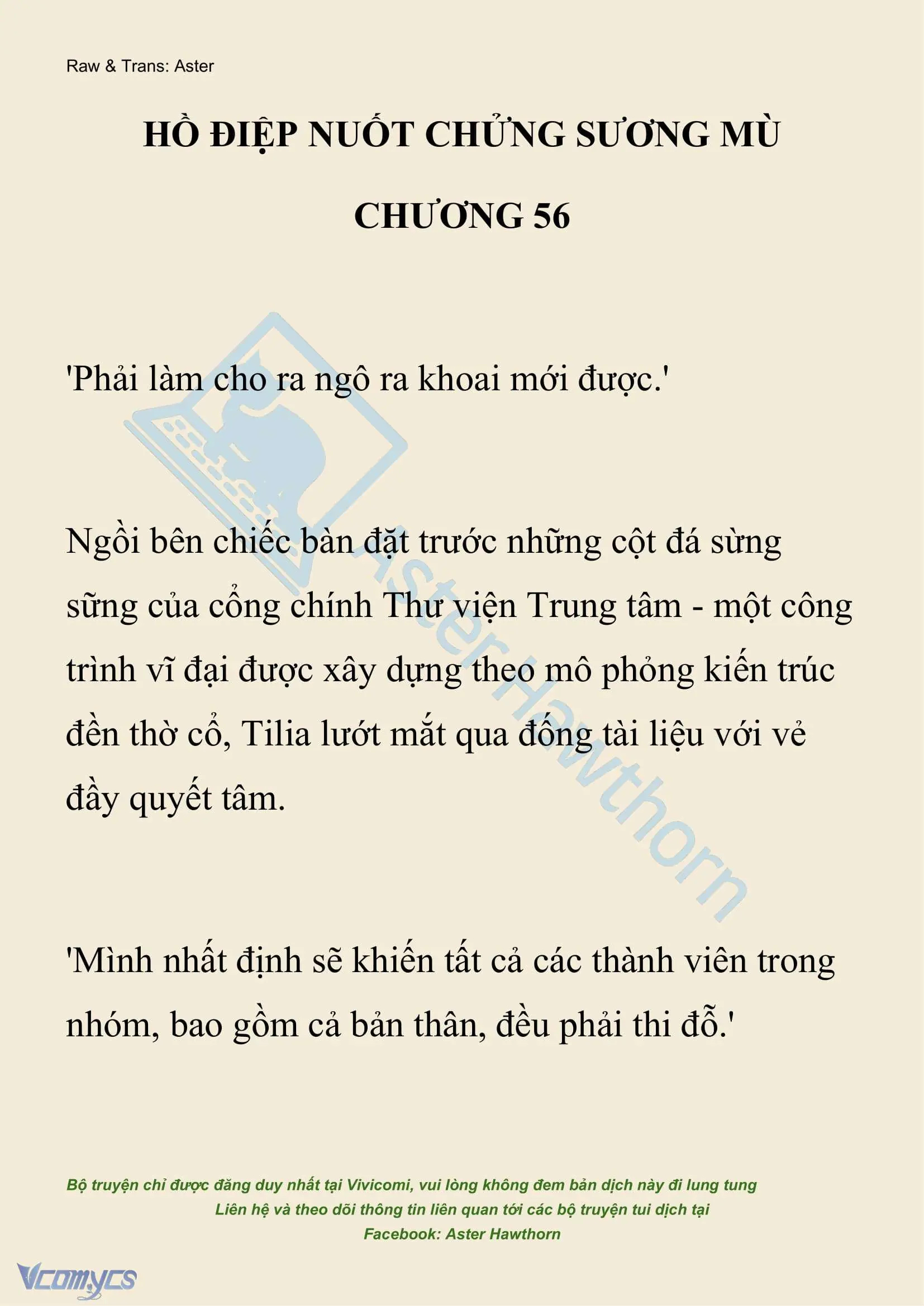 [NOVEL] Hồ Điệp Nuốt Chửng Sương Mù Chapter 56 - Trang 2