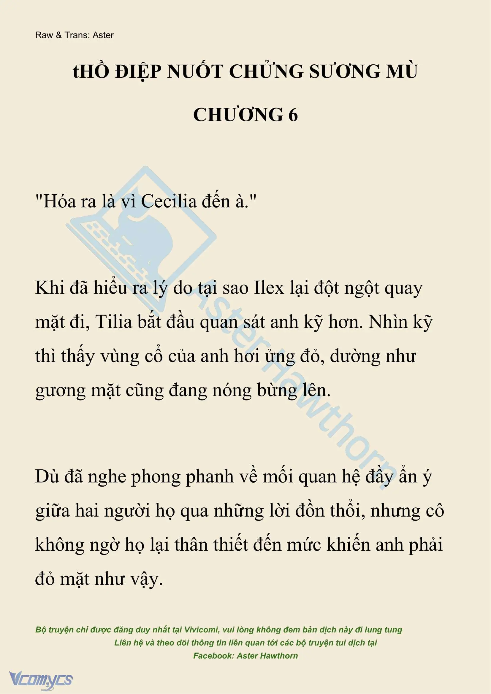 [NOVEL] Hồ Điệp Nuốt Chửng Sương Mù Chapter 6 - Trang 2