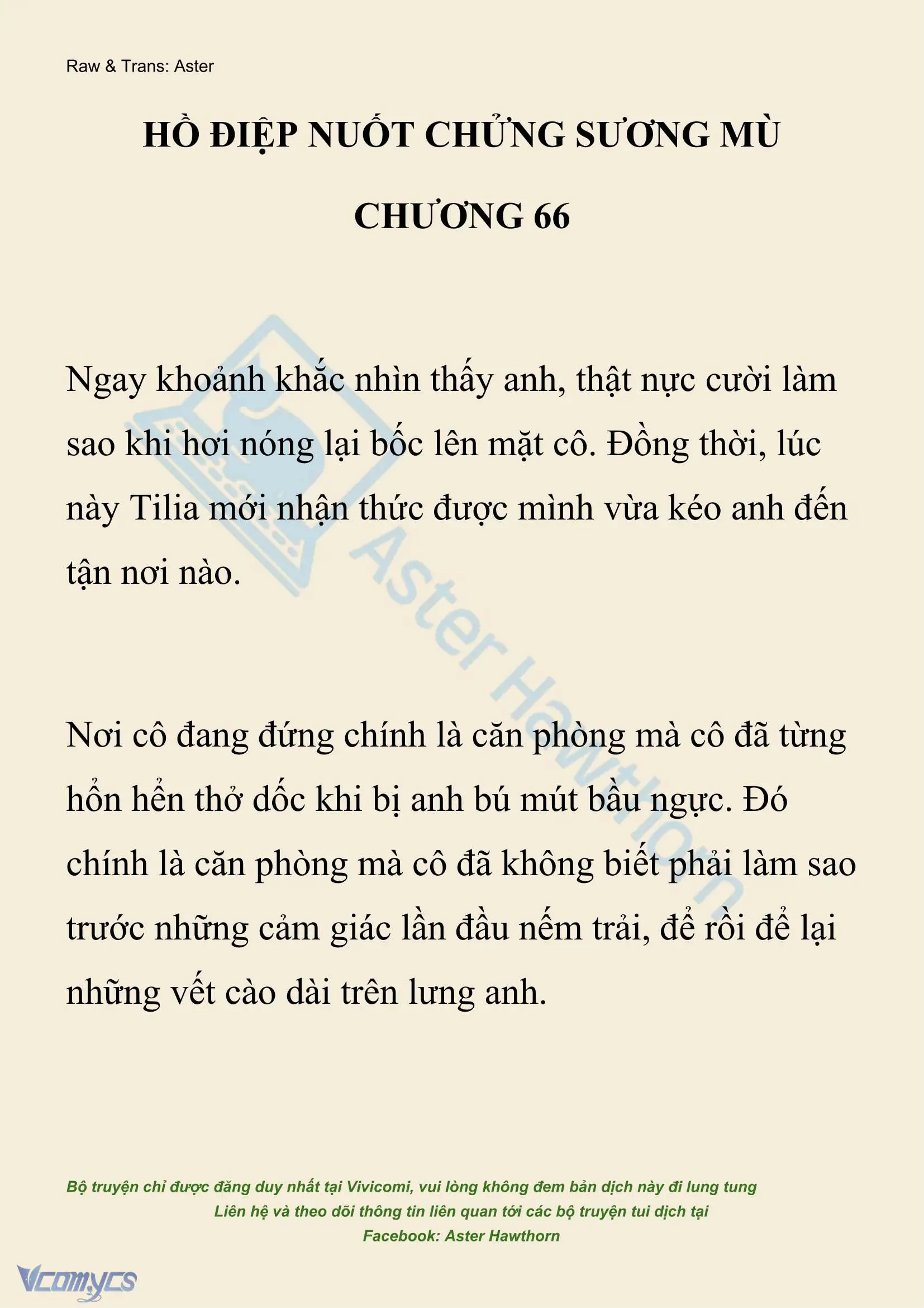 [NOVEL] Hồ Điệp Nuốt Chửng Sương Mù Chapter 66 - Trang 2
